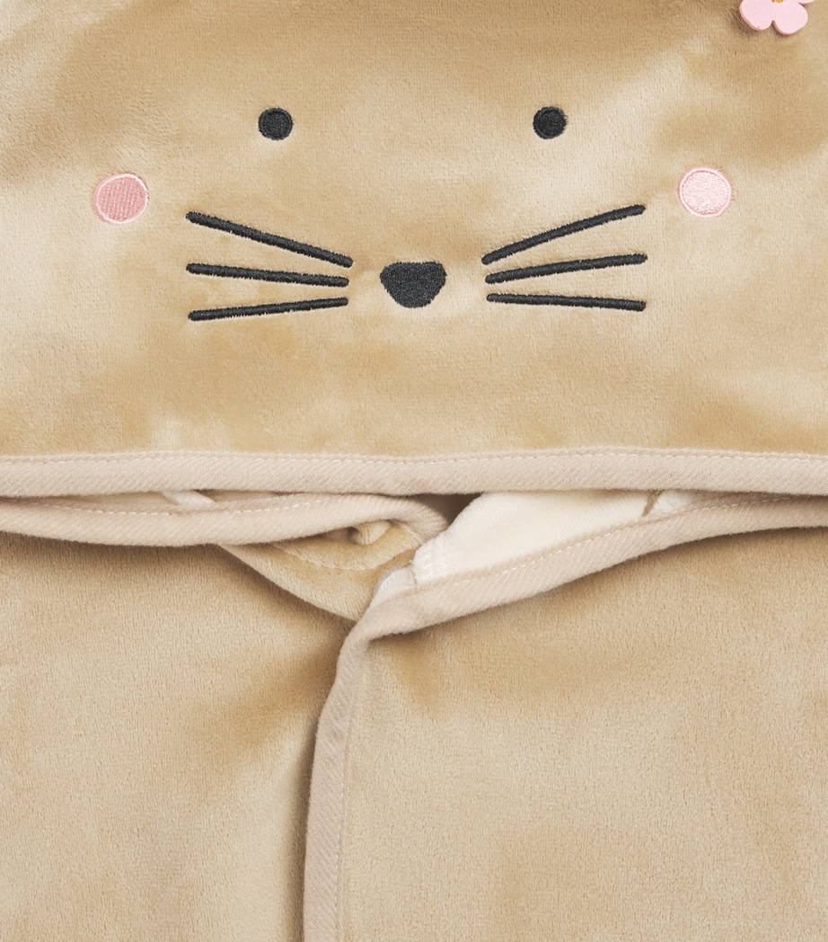 Velvet Bunny Cape BROWN Image 3