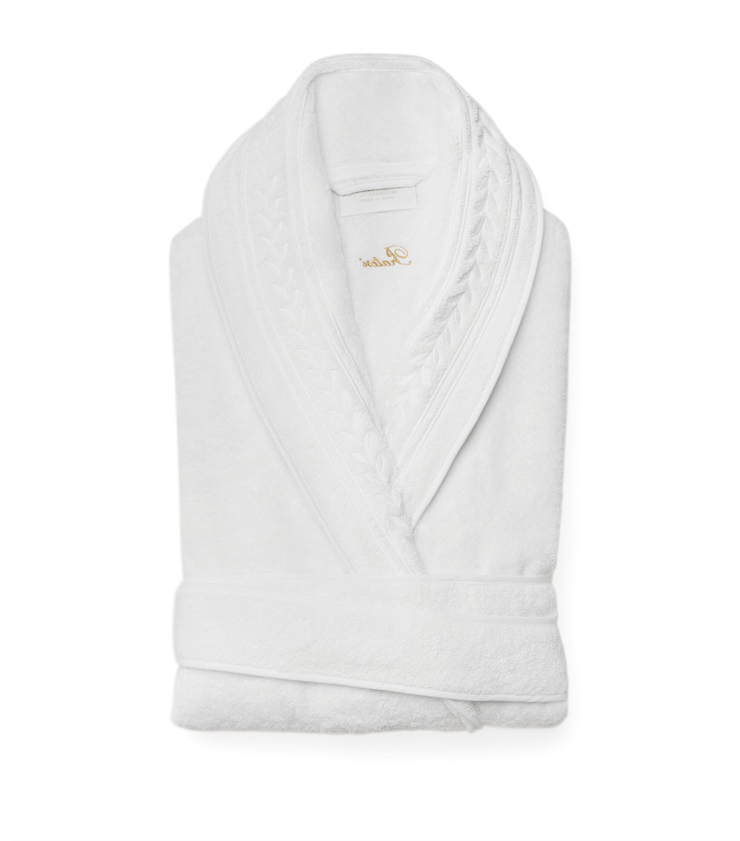 Cotton Impero Bathrobe (Medium) WHITE/WHITE Image 1