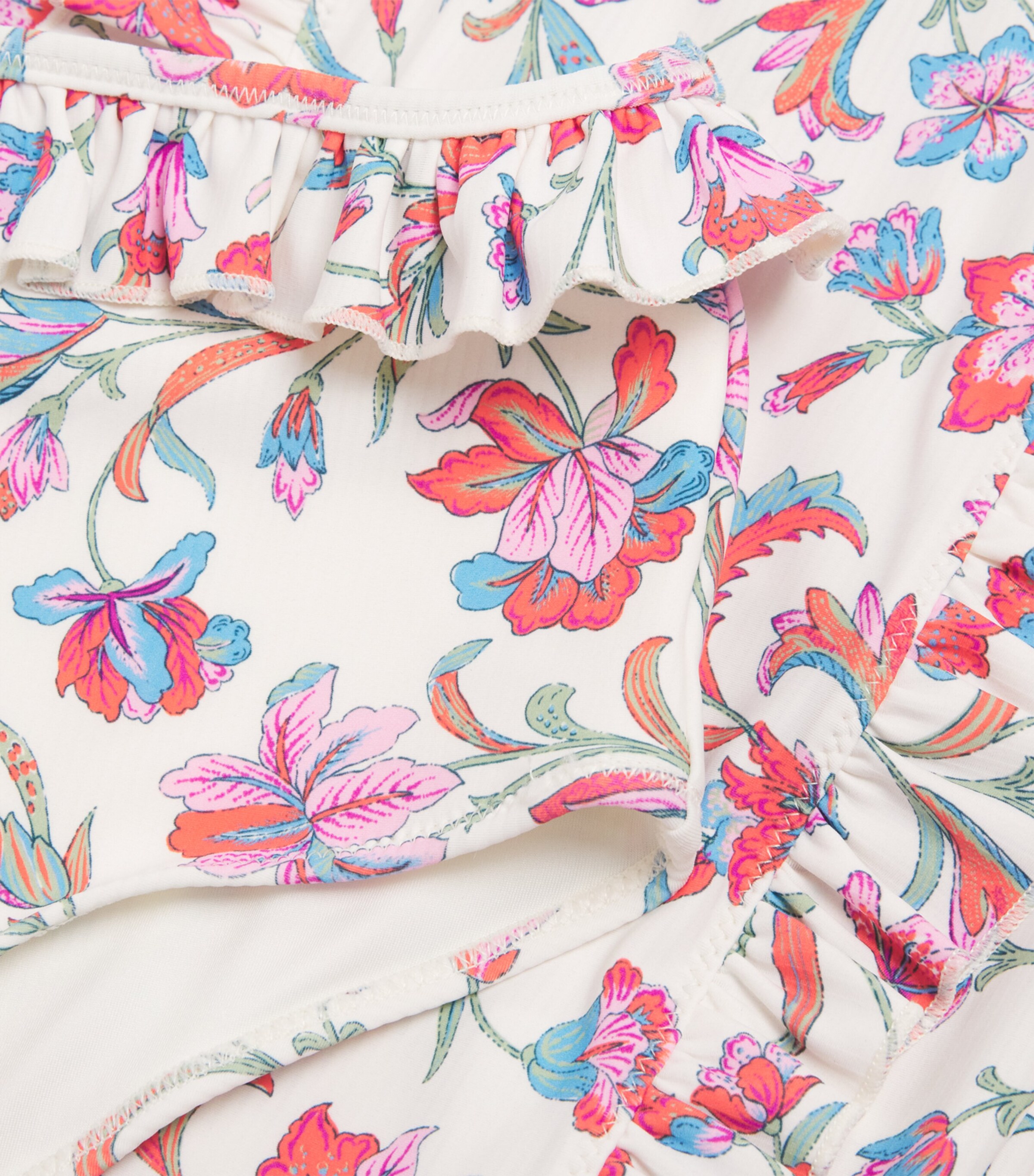 Louise Misha Floral Yanika Tankini and Shorts Set  (24 Months) Cream Floral Haven Image 4