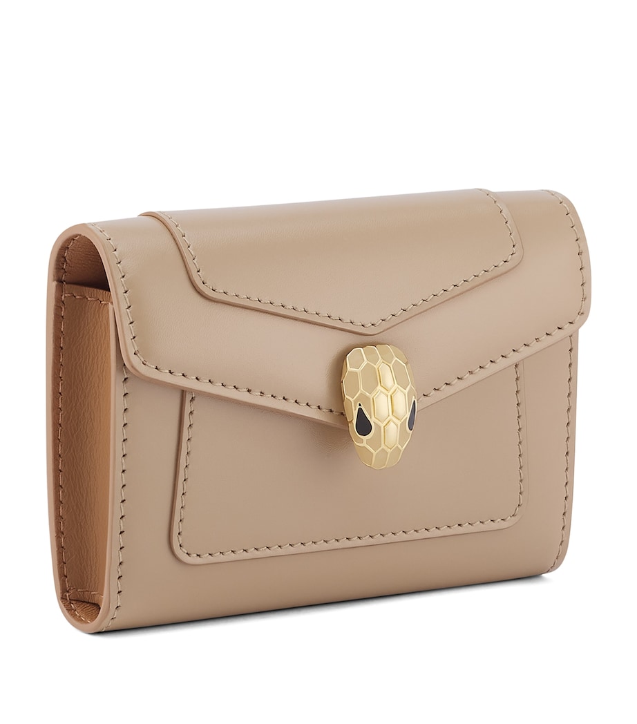 Serpenti Forever Business Card Holder BEIGE MEDIUM Image 1
