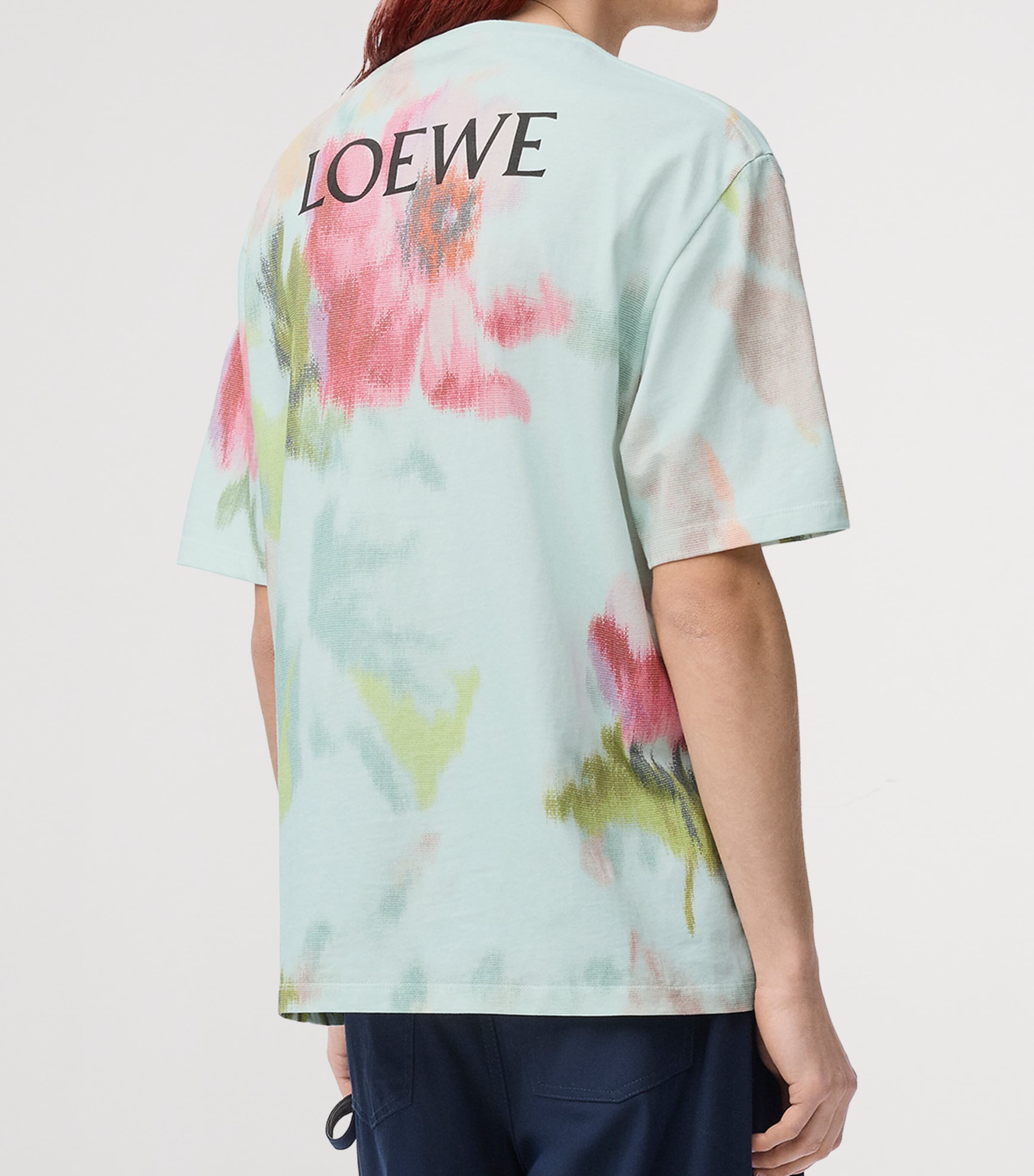 LOEWE Cotton Floral T-Shirt | Harrods US