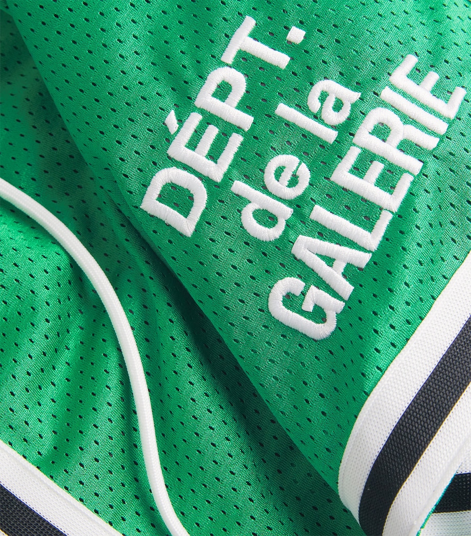 Mesh Miami Court Shorts KELLY GREEN/BLACK Image 5