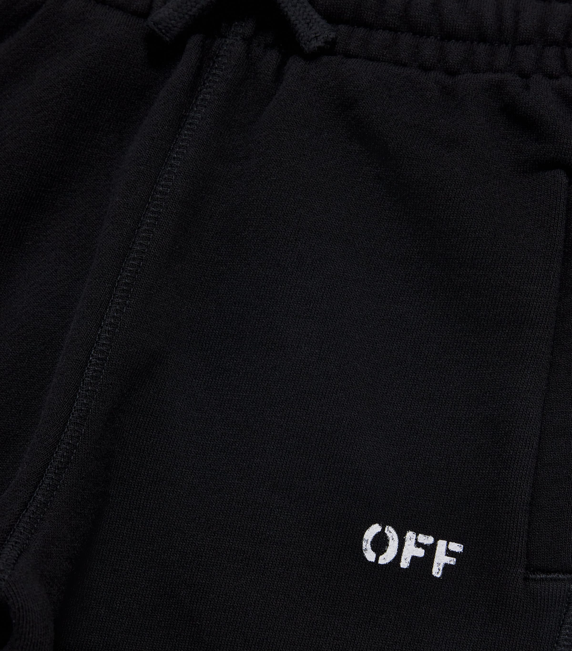 Off-White Kids Off Stamp Logo Sweatpants (4-12 Years) White Image 4