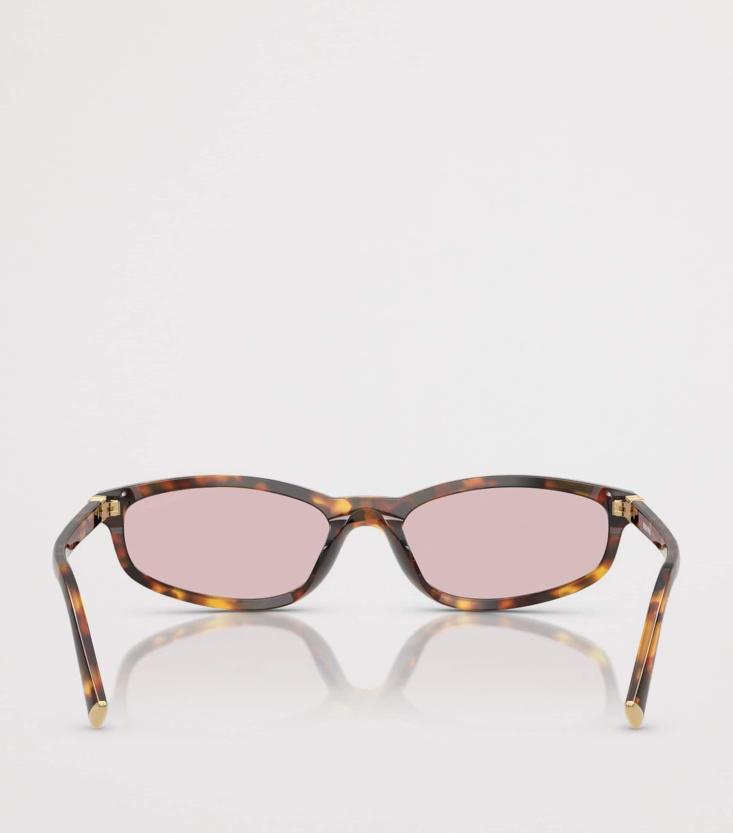 Tortoiseshell Irregular Sunglasses 14L4I0 Image 4