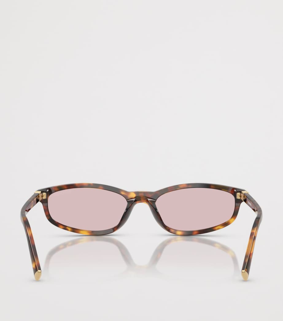 Tortoiseshell Irregular Sunglasses 14L4I0 Image 4
