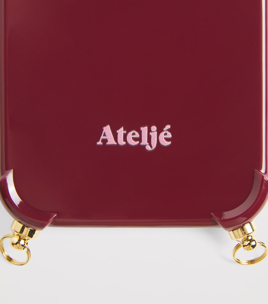 ATELJE Recycled iPhone 17 Pro Case Bold Burgundy Image 2