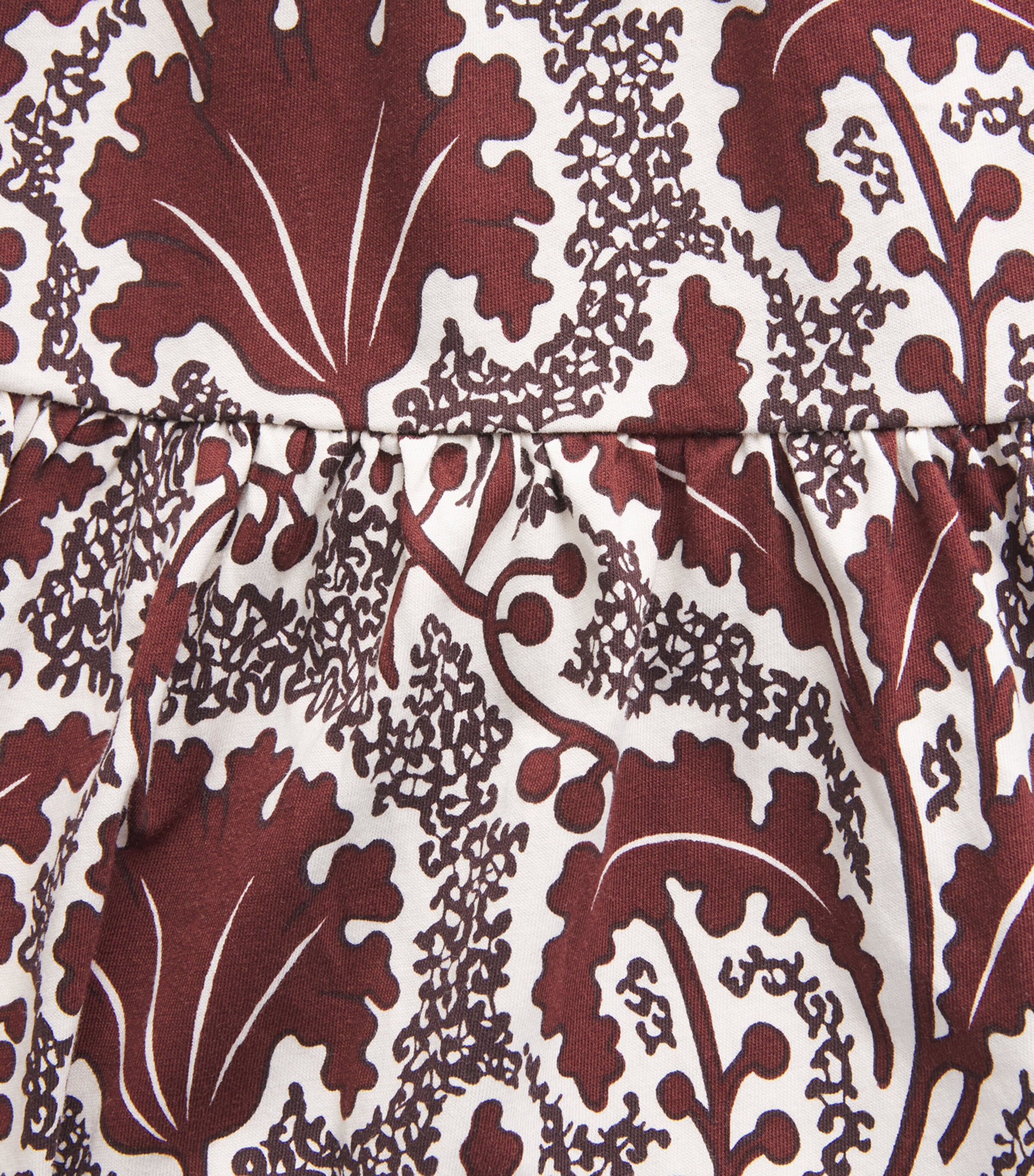 ME+EM Womens Wildflowers Midi Skirt Cinnamon Brown Multi Image 6