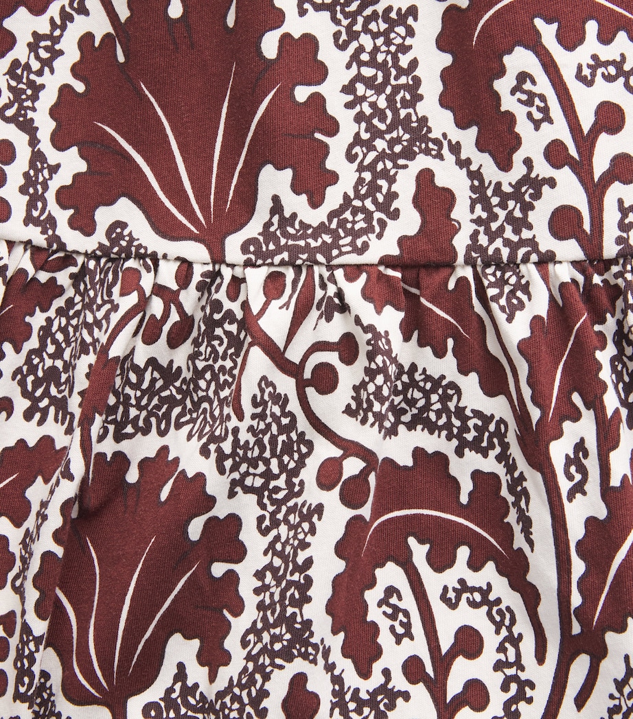 ME+EM Womens Wildflowers Midi Skirt Cinnamon Brown Multi Image 6