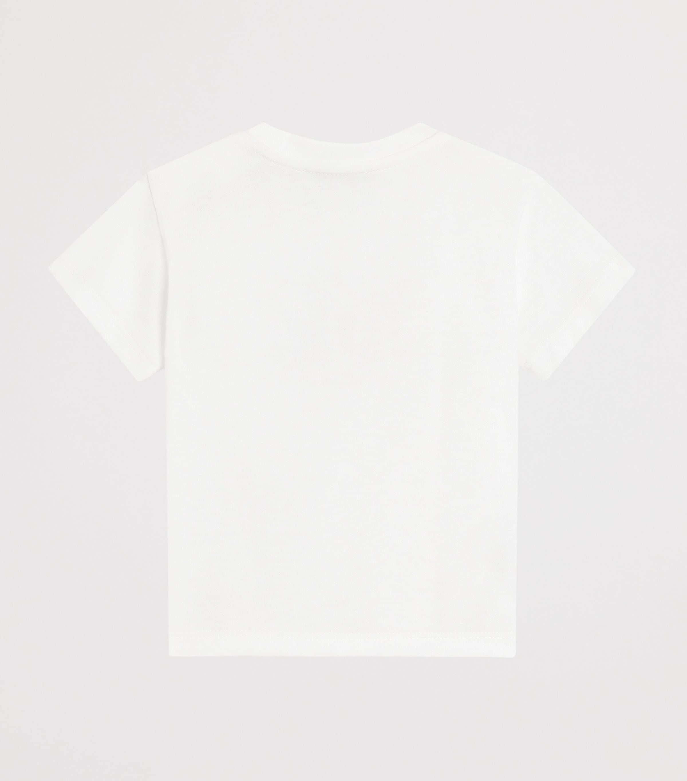 Dolce&Gabbana Kids Cotton Logo T-Shirt (3-30 Months) White Image 2