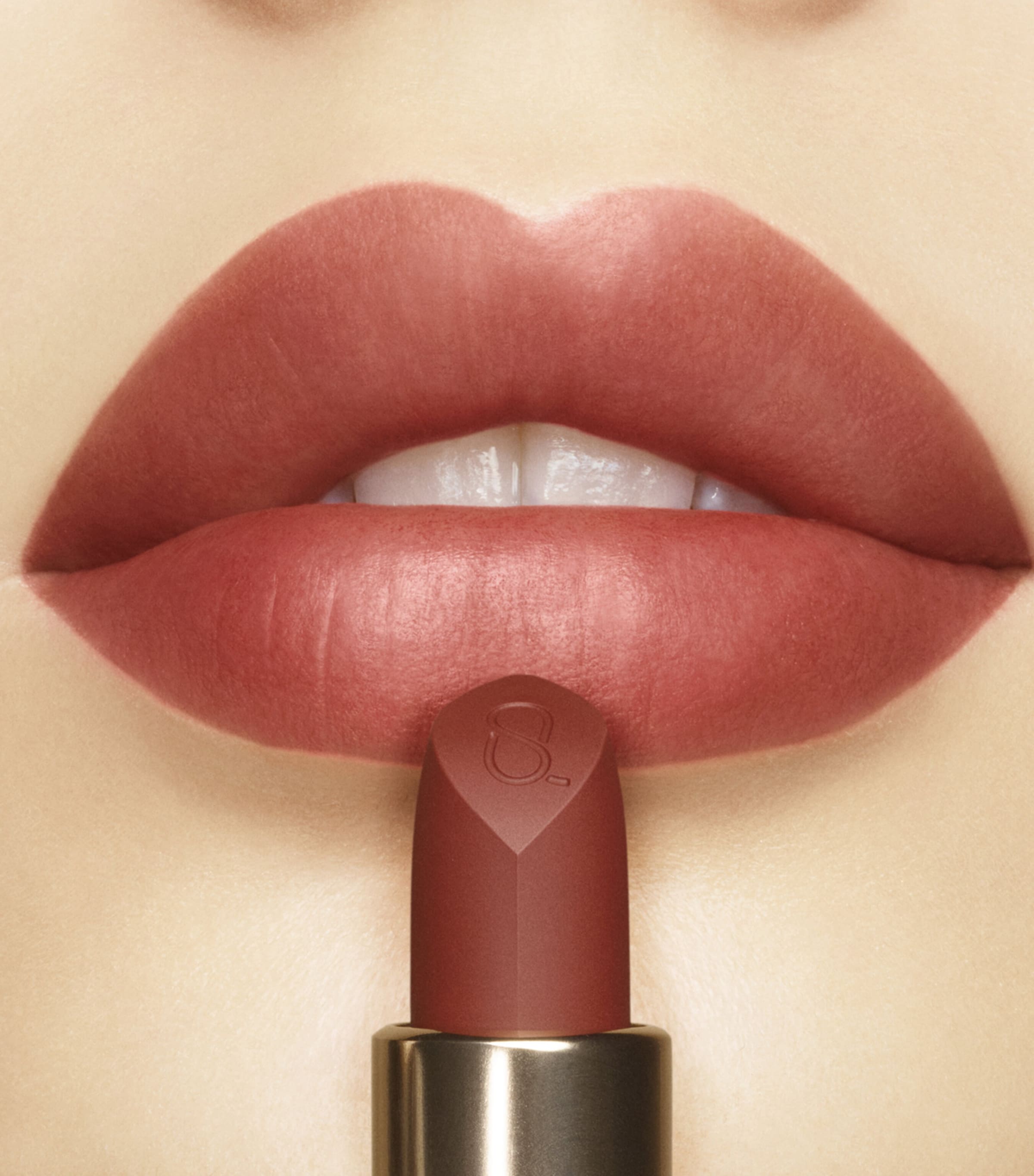 Sheer Matte Lipstick 10 BROWN RED Image 3