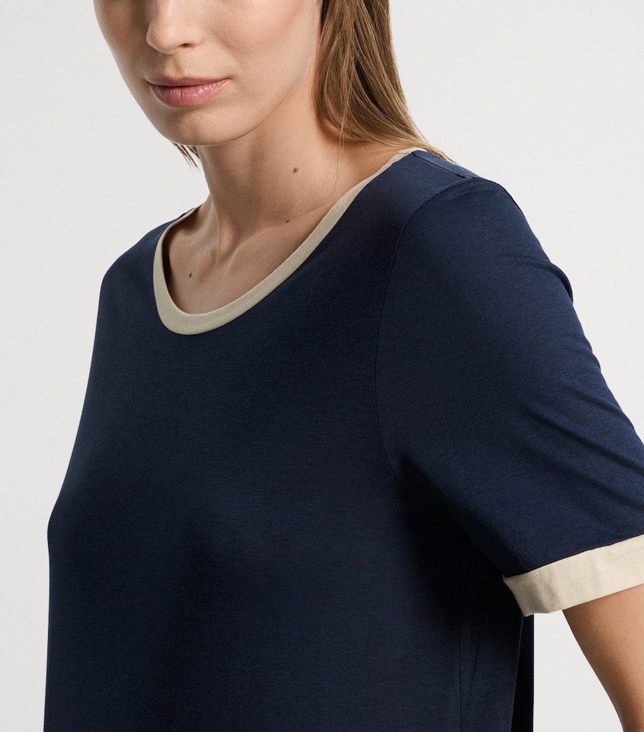 Cotton-Blend Laura Pyjamas DEEP NAVY Image 6