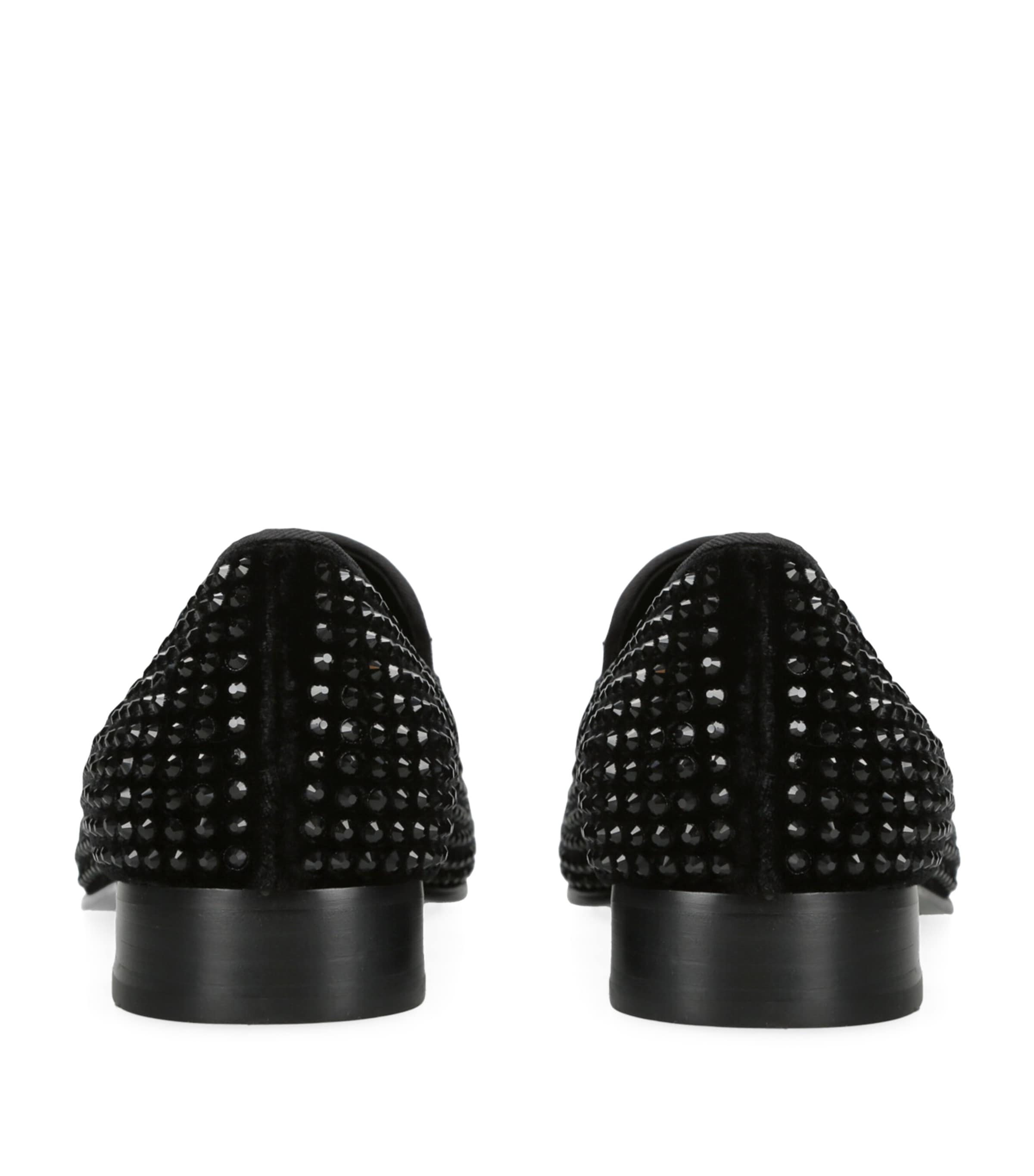 Embellished Ace Stud Loafers BLACK Image 2