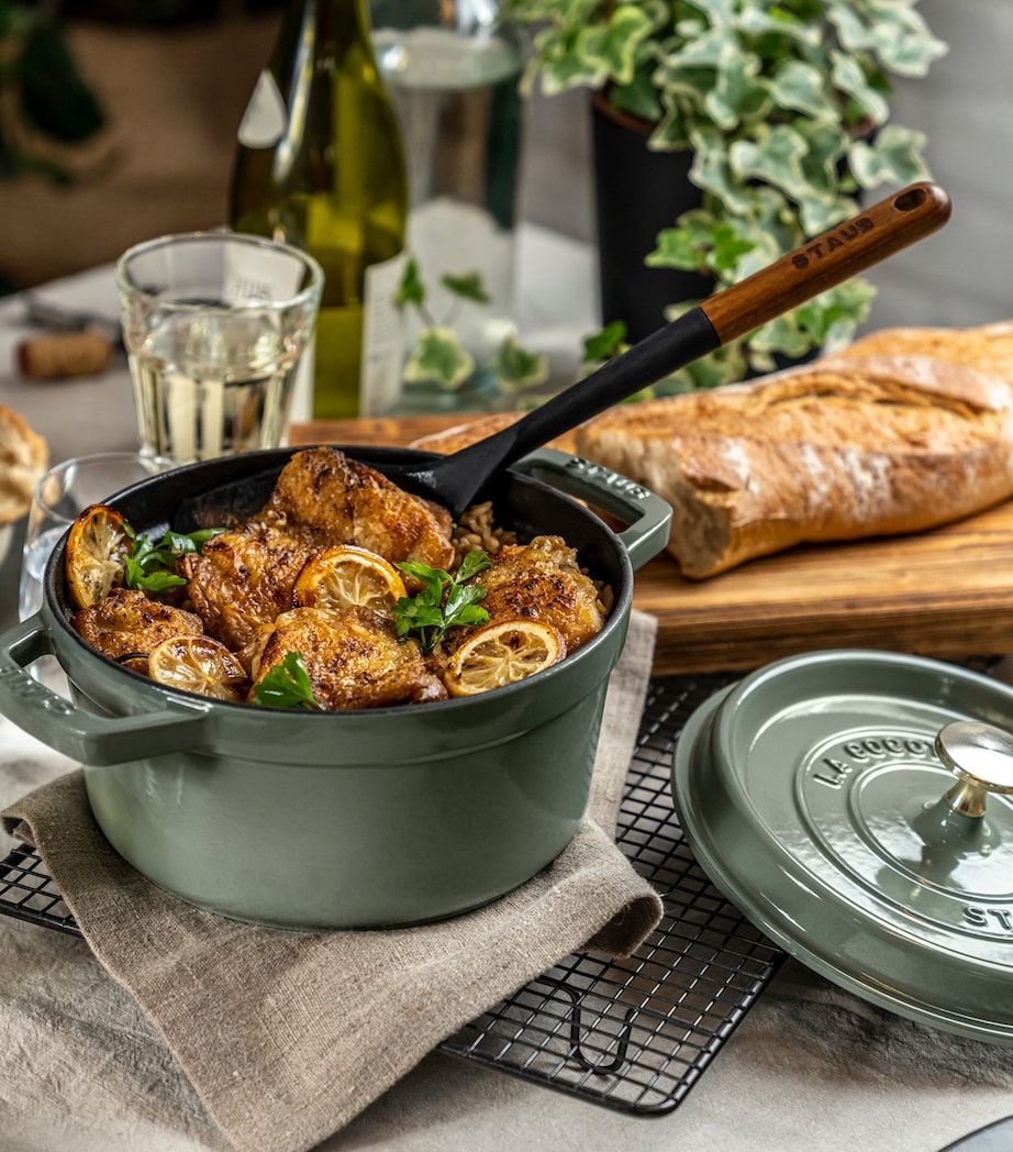 Staub Round Cocotte (28cm) Eucalyptus Image 5