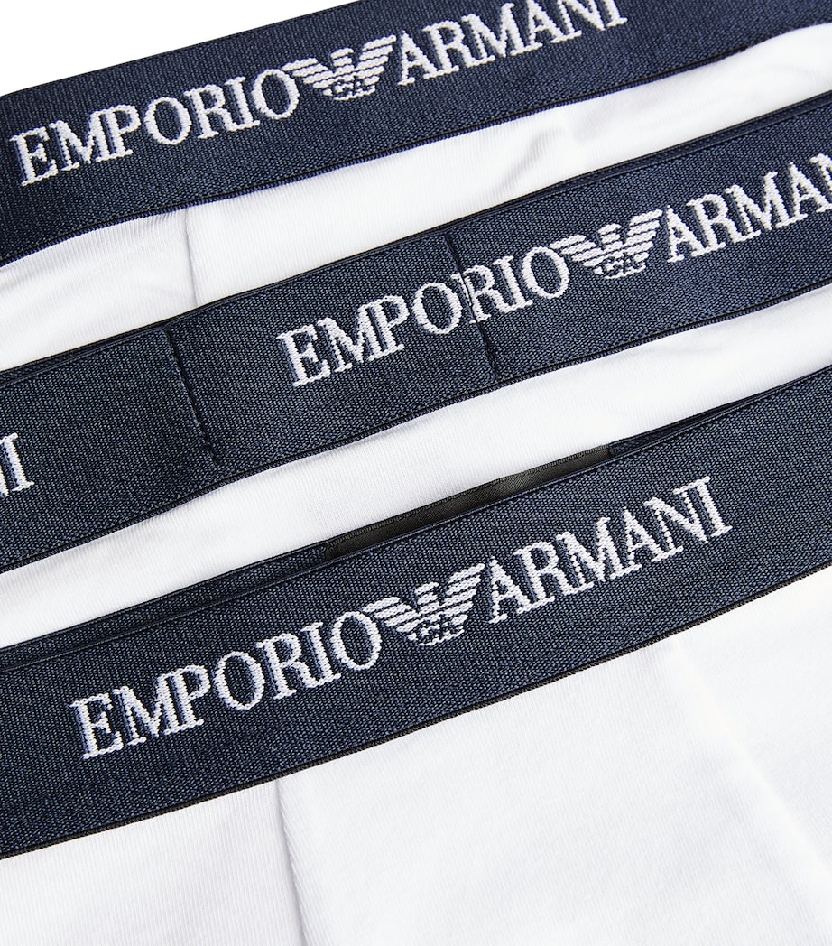 Stretch-Cotton Trunks (Pack of 3) 00110 WHITE Image 5