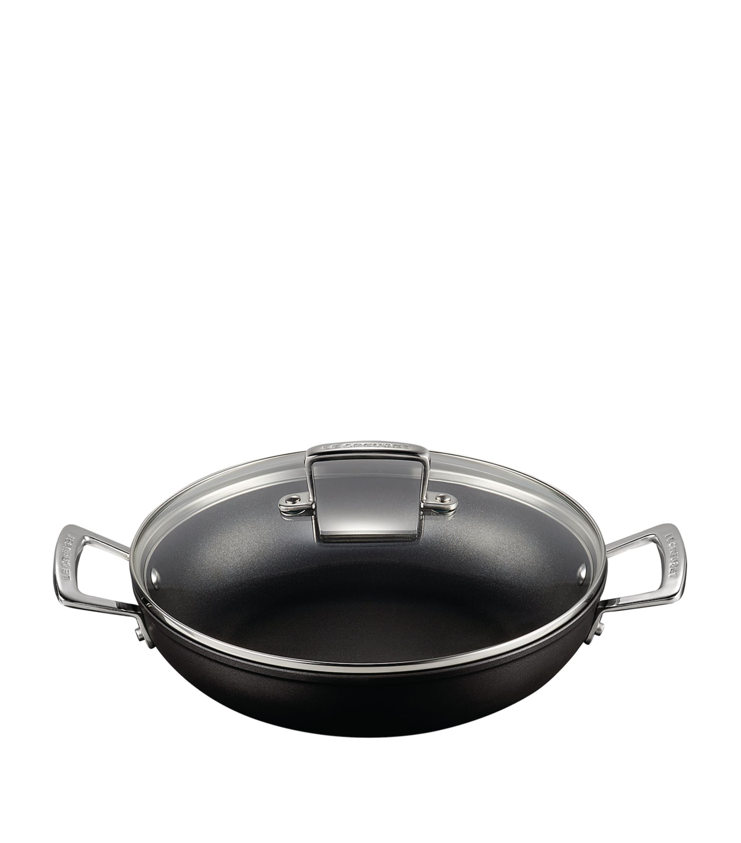 Le Creuset Toughened Non-stick Shallow Casserole In Black