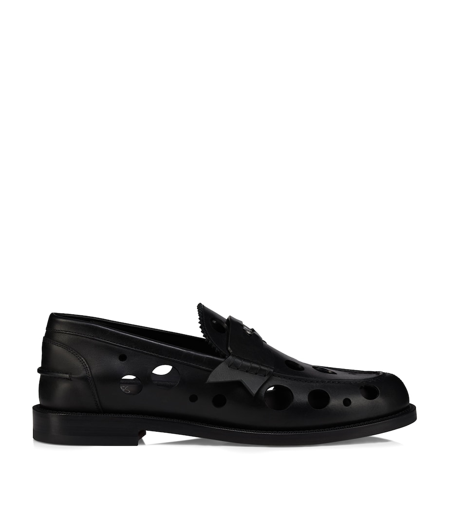 Christian Louboutin The Plato Dots Leather Loafers Image 1
