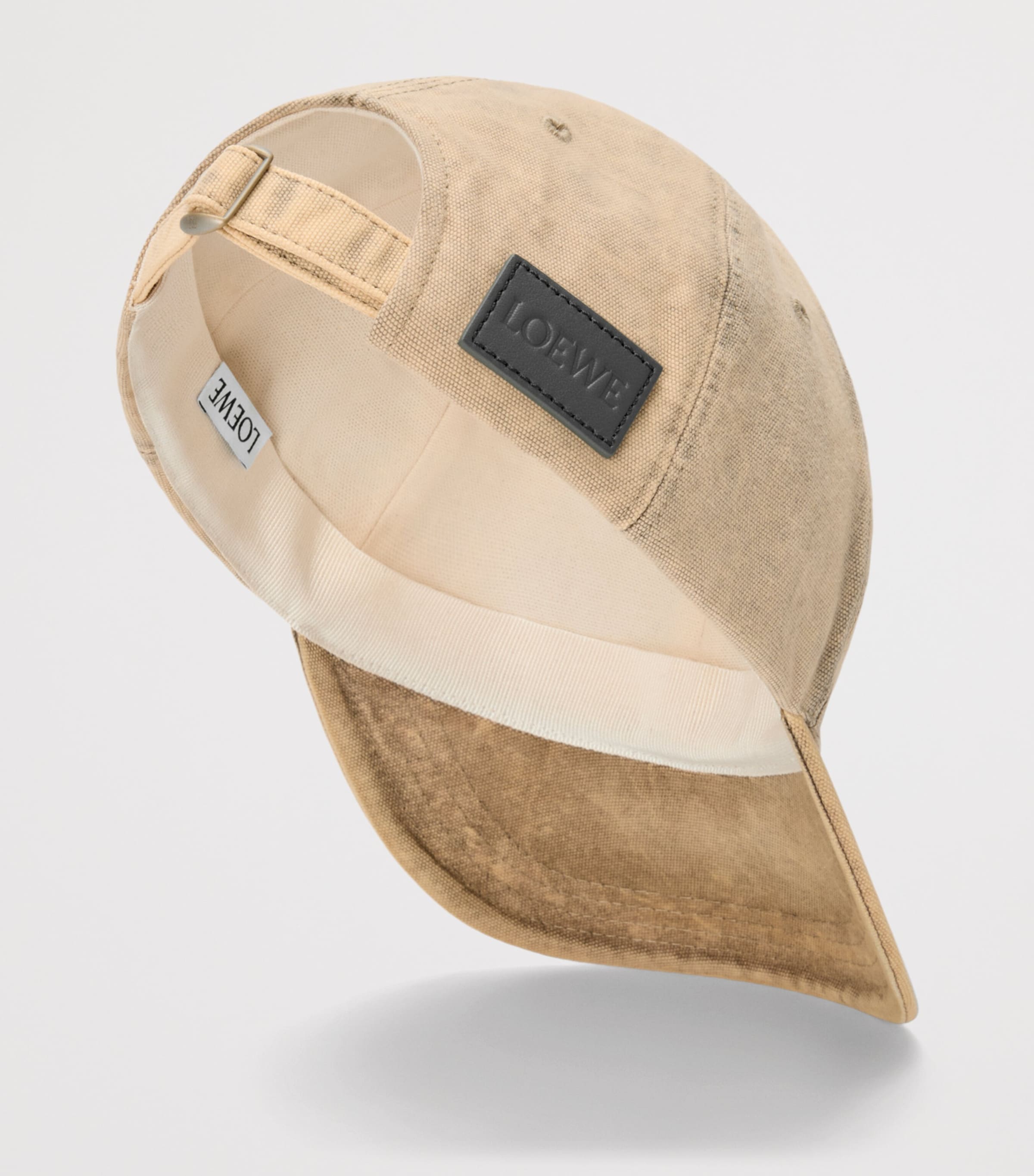 Denim Logo Baseball Cap WHITE Image 3