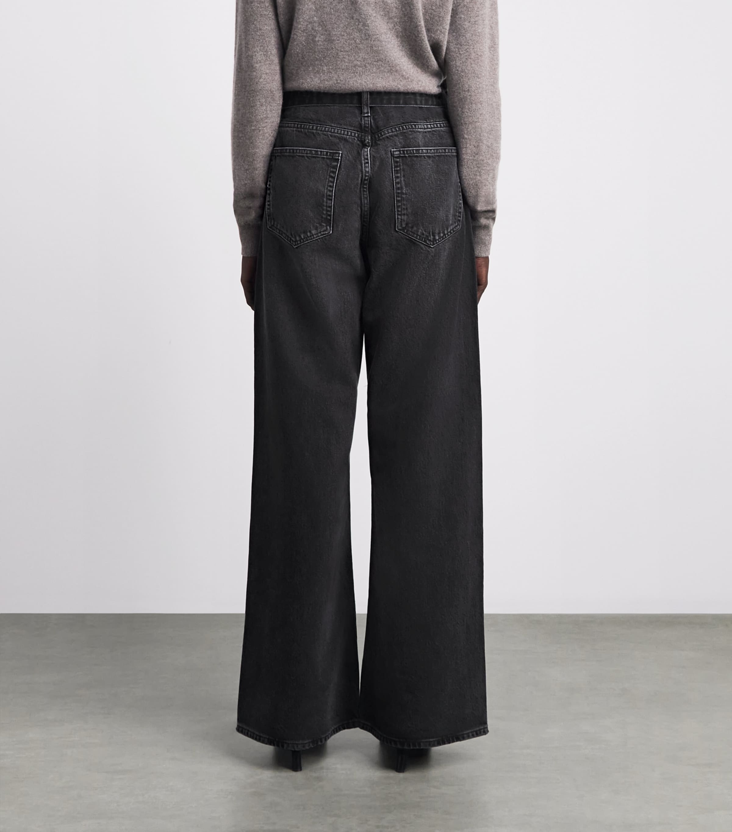 FRAME Womens Belted The loose Jeans Venue Image 5