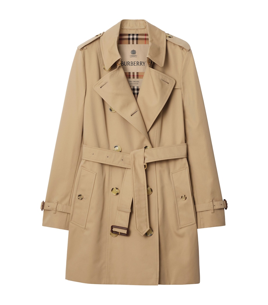 Gabardine Short Chelsea Heritage Trench Coat HONEY Image 1