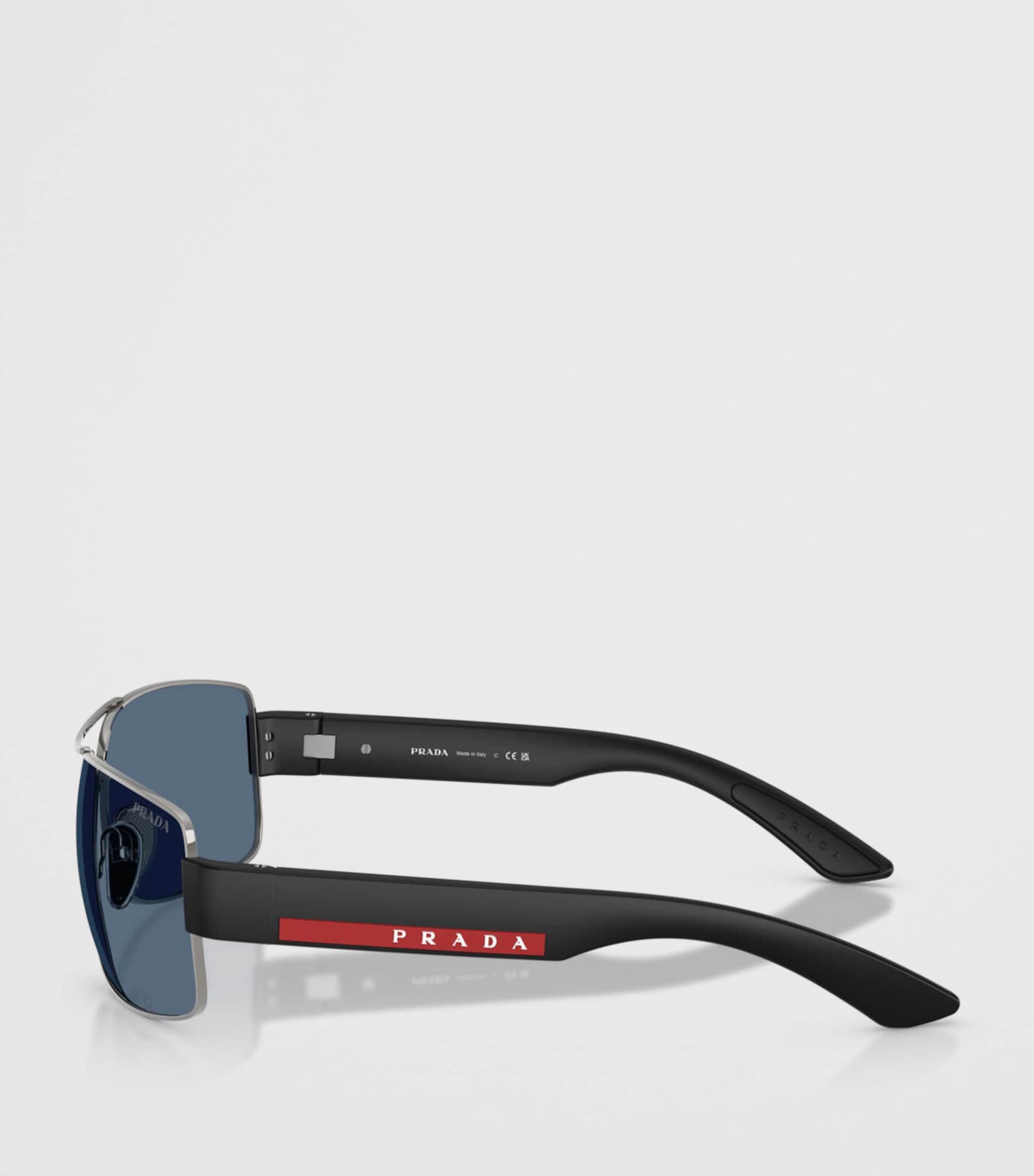 Prada Linea Rossa Metal PR B52S Sunglasses Grey Image 3