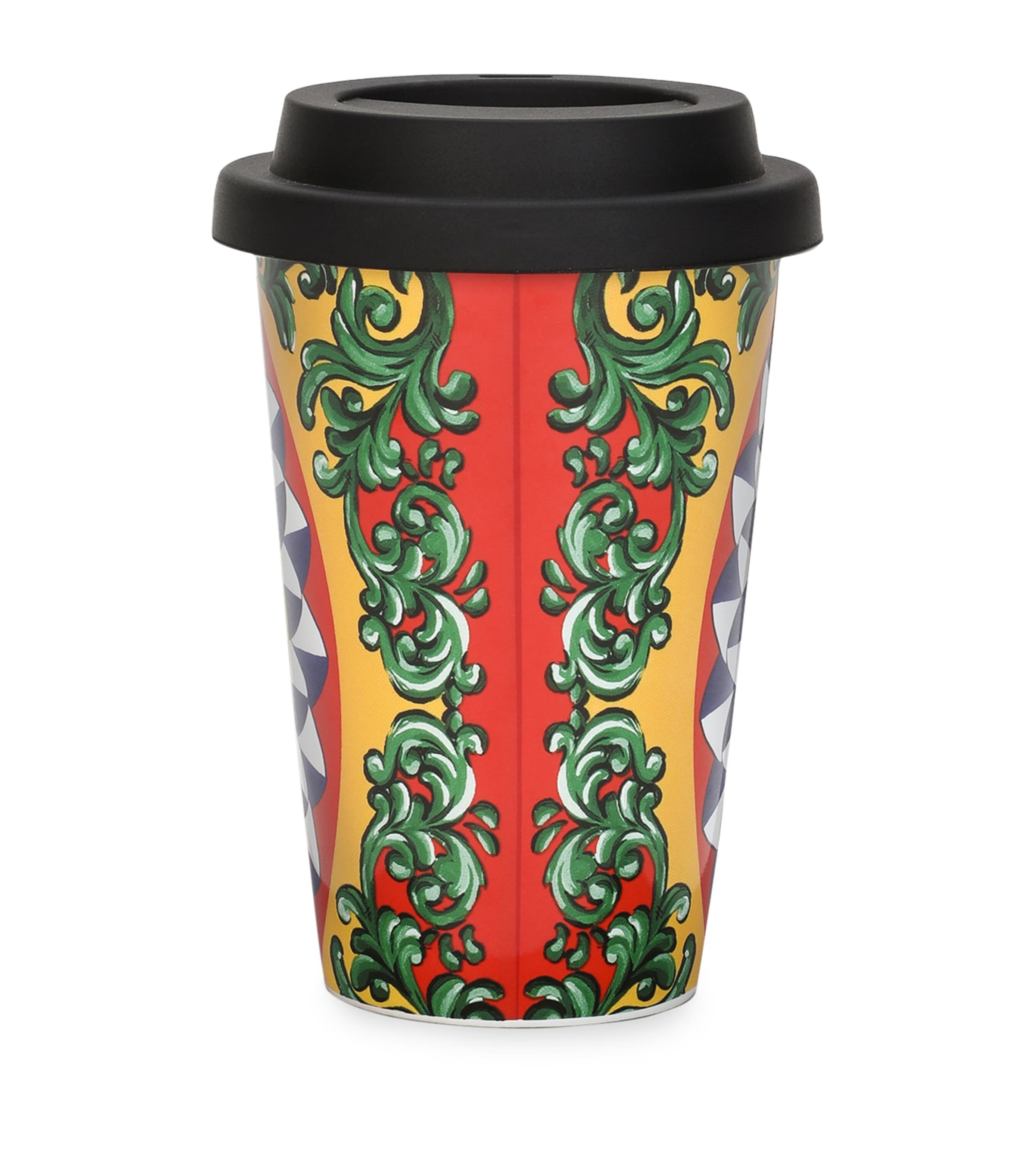 Dolce&Gabbana Casa Ceramic Travel Mug (14cm) Rosone F.do Ca Image 5