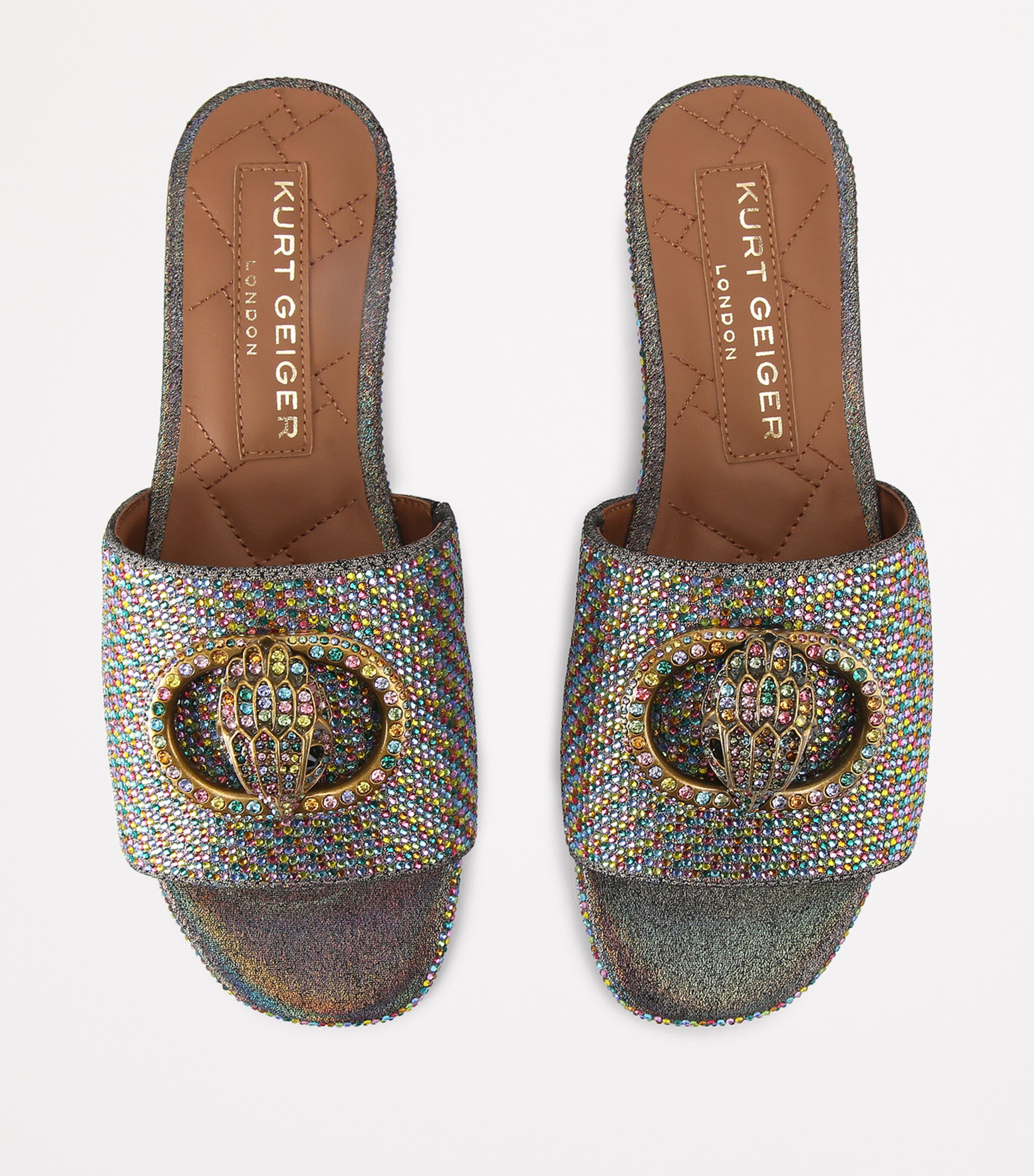 Kurt Geiger London Crystal-Embellished Chelsea Sandals Other Image 4