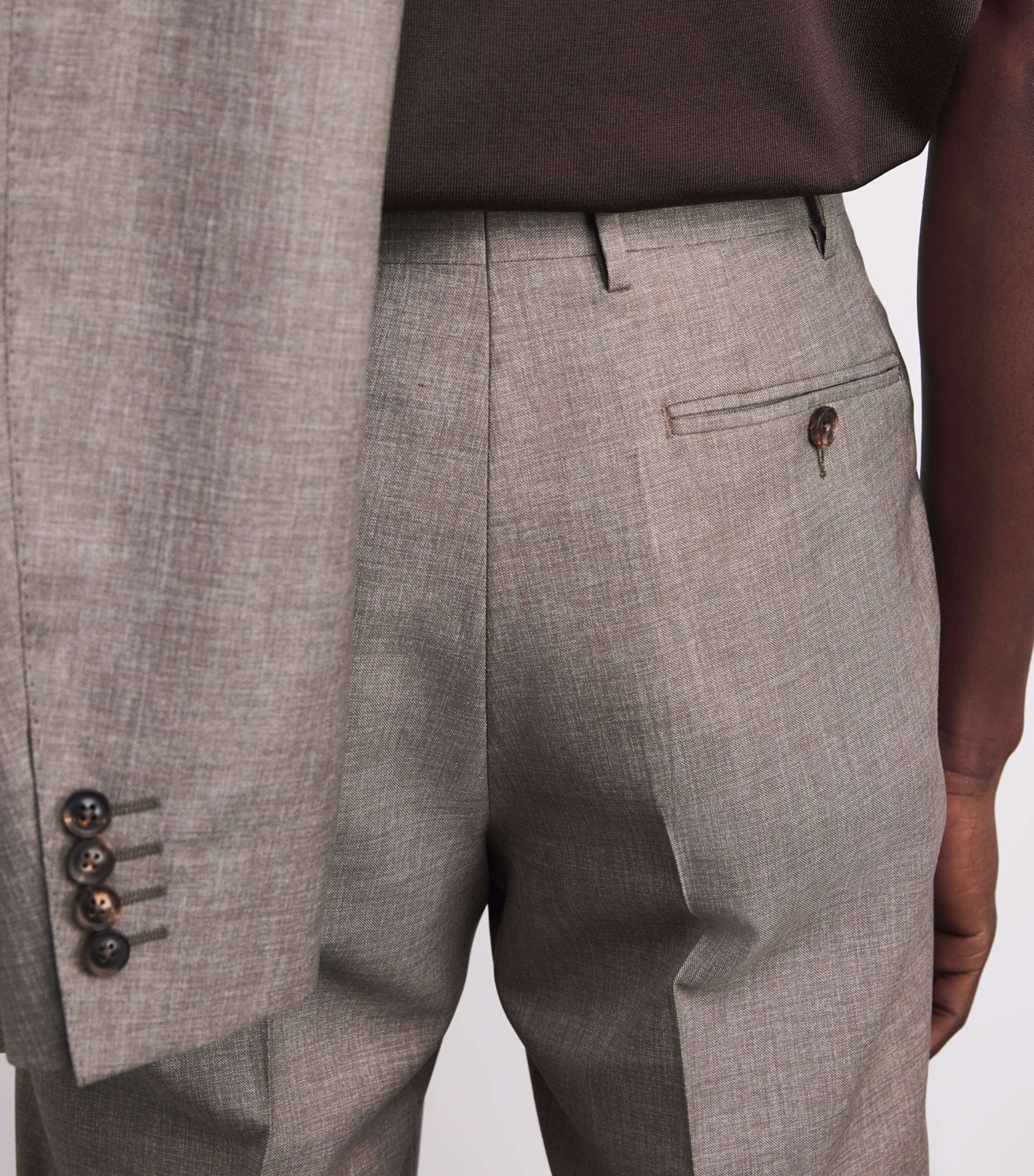 Canali Mens Wool 2-Piece Suit Image 8