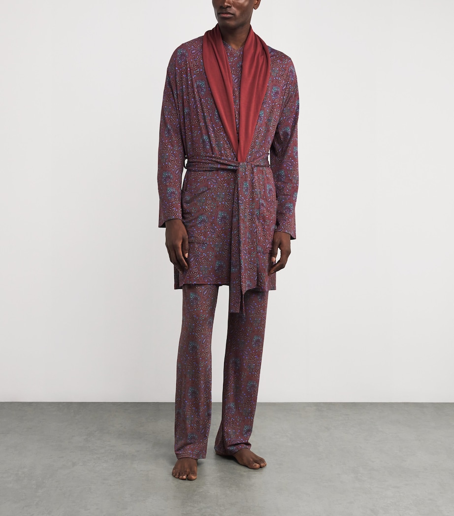 Paisley Print Robe ARTR-ART STW RD Image 2