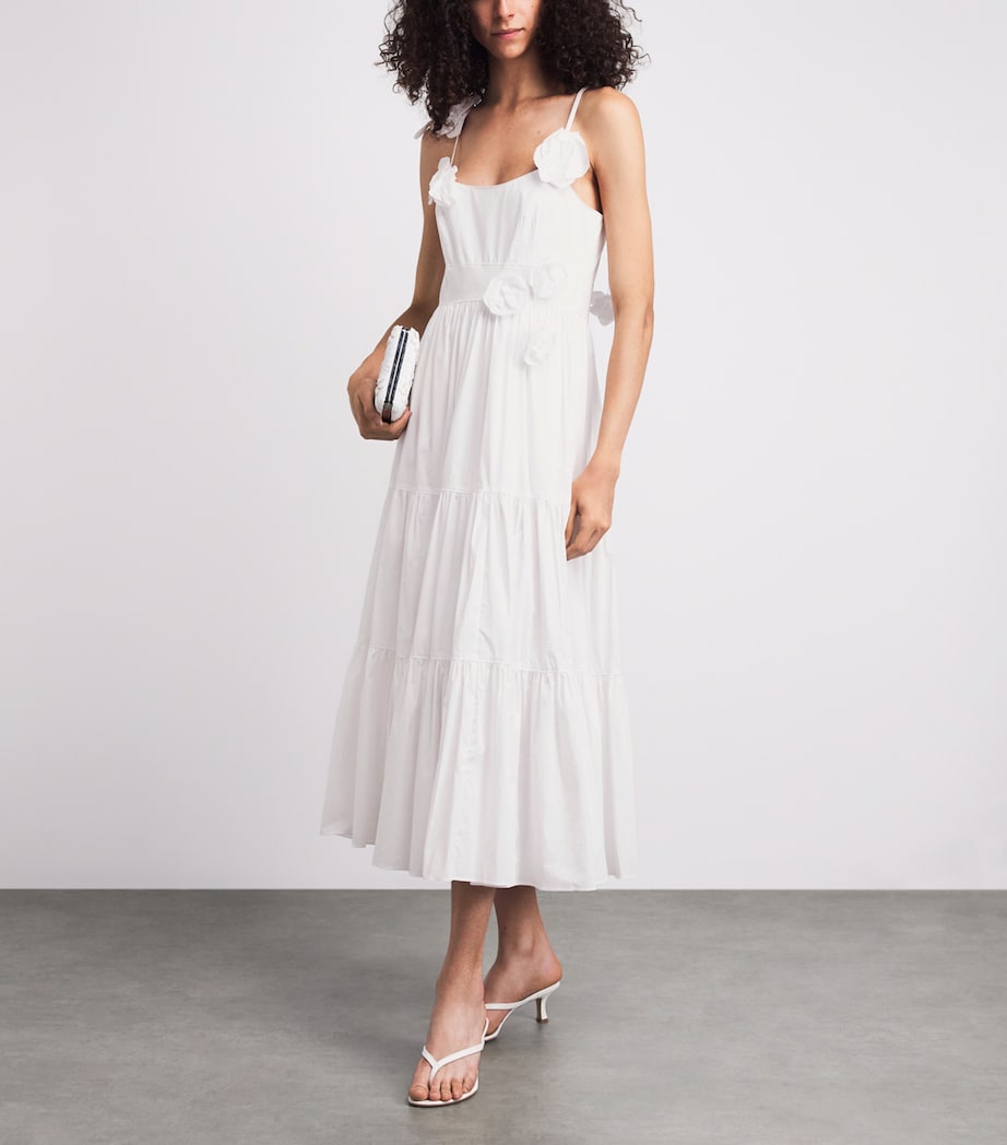 Cinq A Sept Womens Kael Midi Dress White Image 2