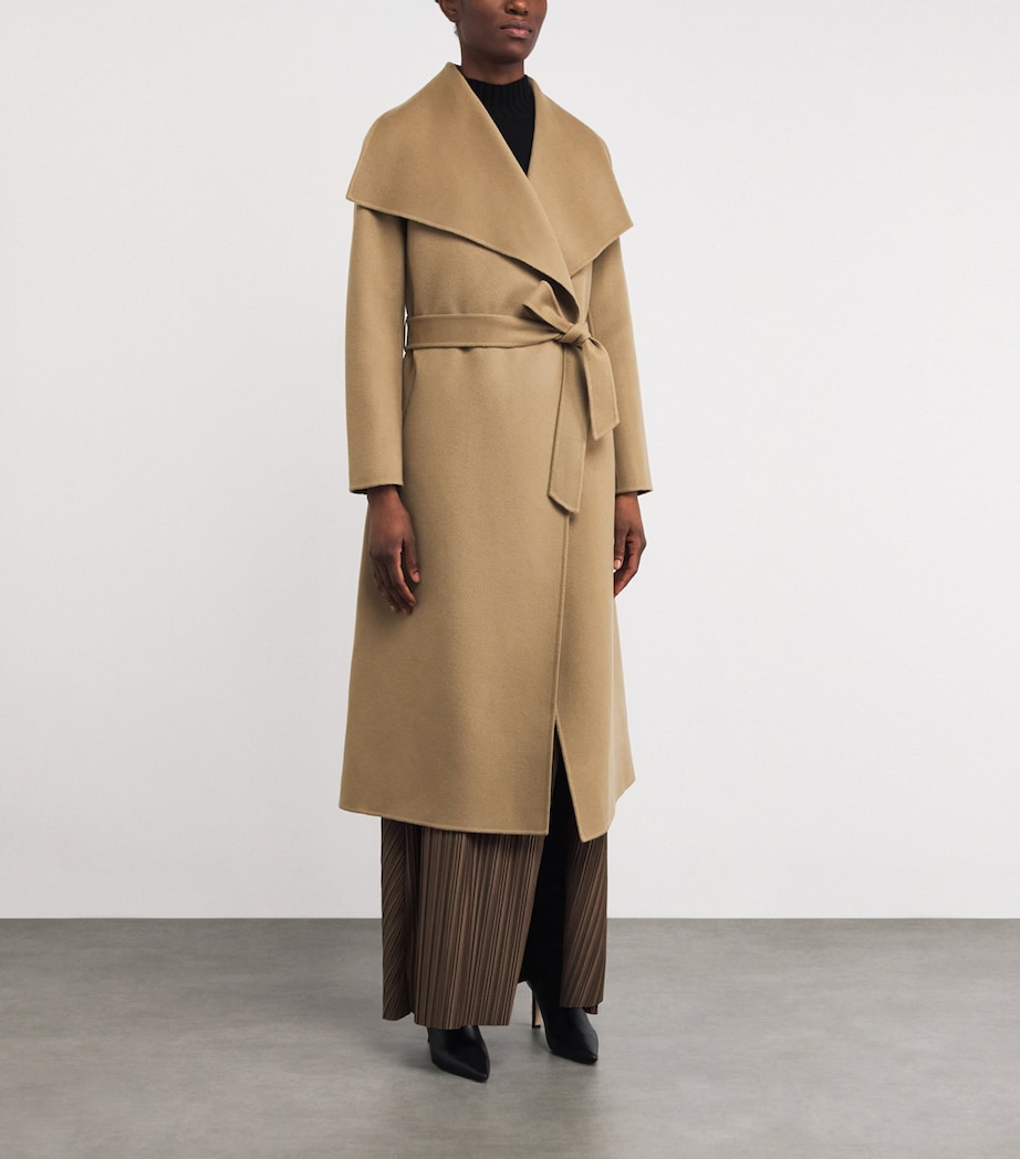 Wool Mai-CN Wrap Coat C0274 LIGHT CAMEL Image 3