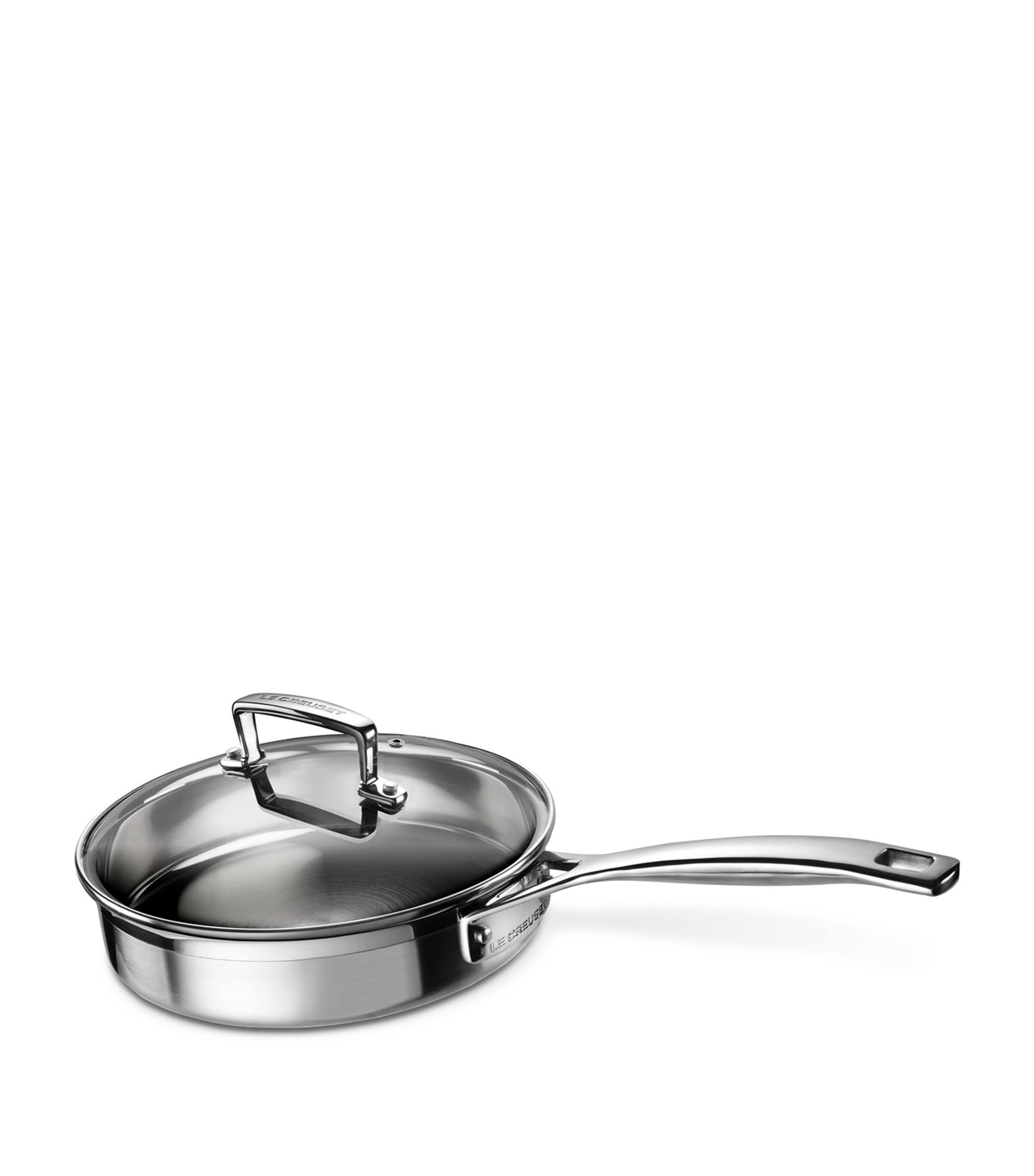 3-Ply Stainless Steel Sauté Pan with Poaching Insert (20cm) STEEL Image 3