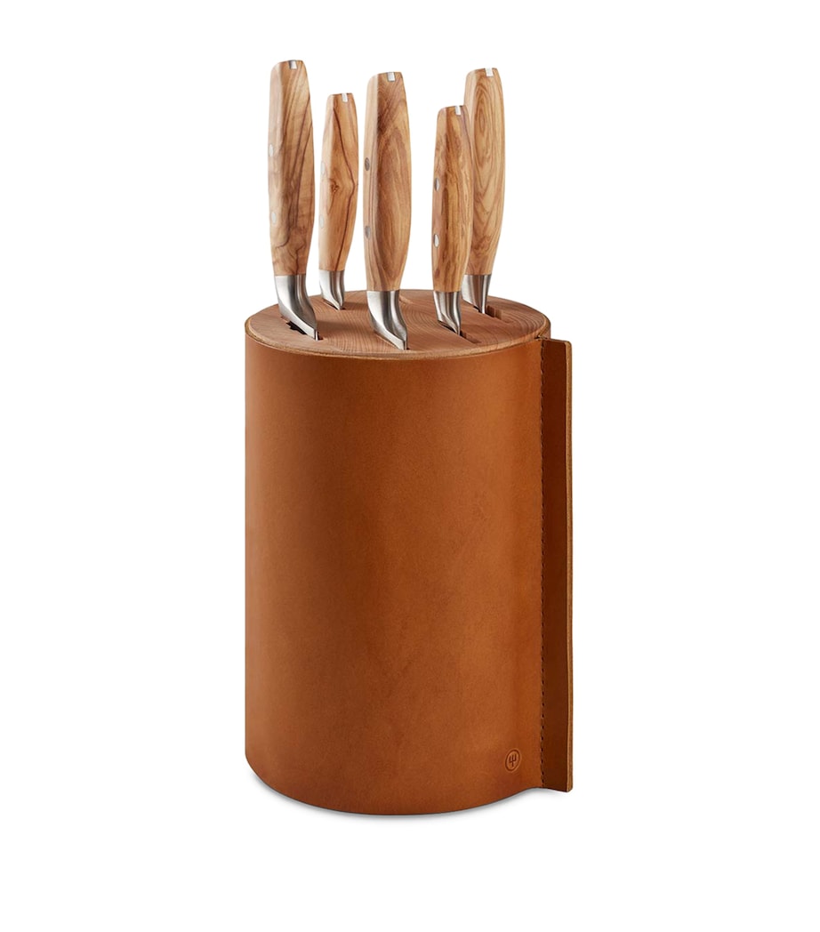 Wusthof 5-Piece Amici Knife Set Brown Image 1