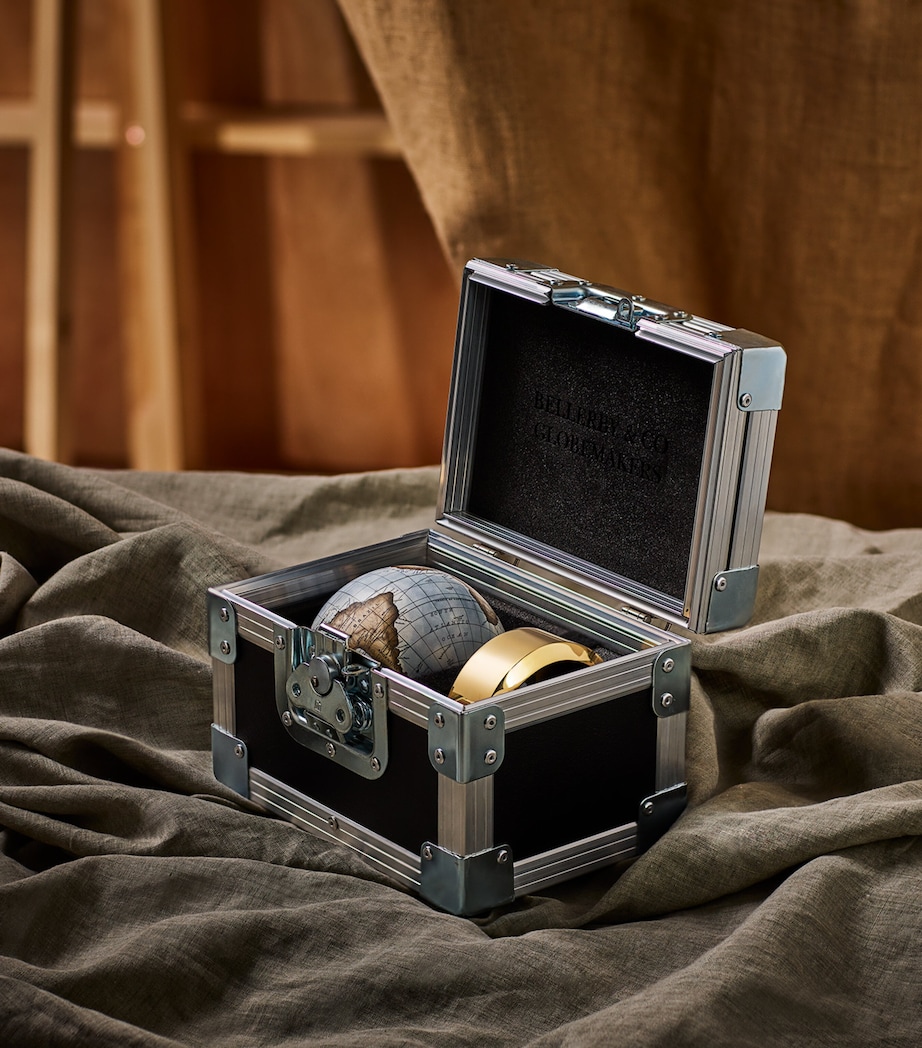 Bronze Glacial Blue Pocket Globe (12cm) GLACIAL BLUE Image 4