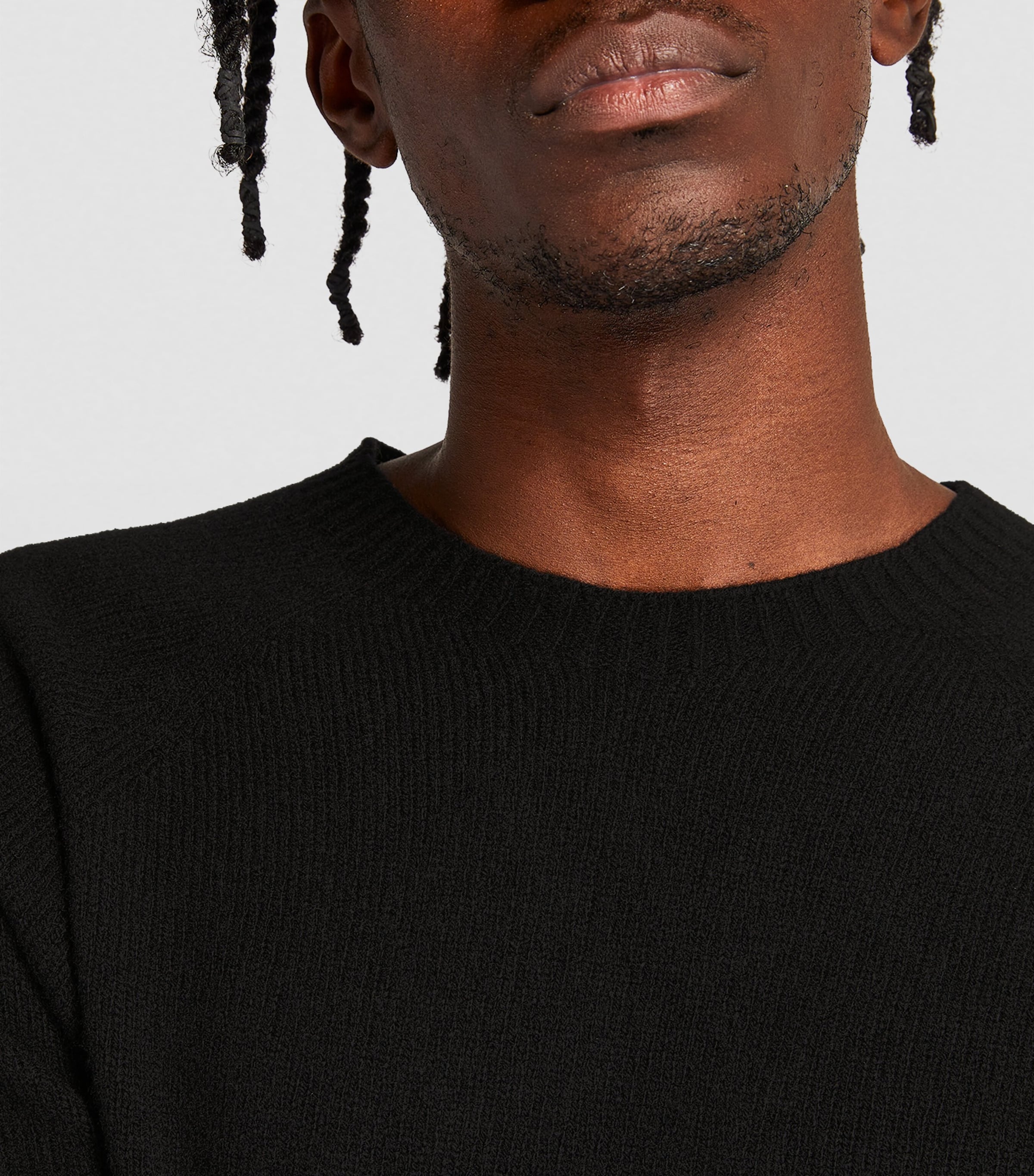 Lambswool Sweater BLACK Image 6