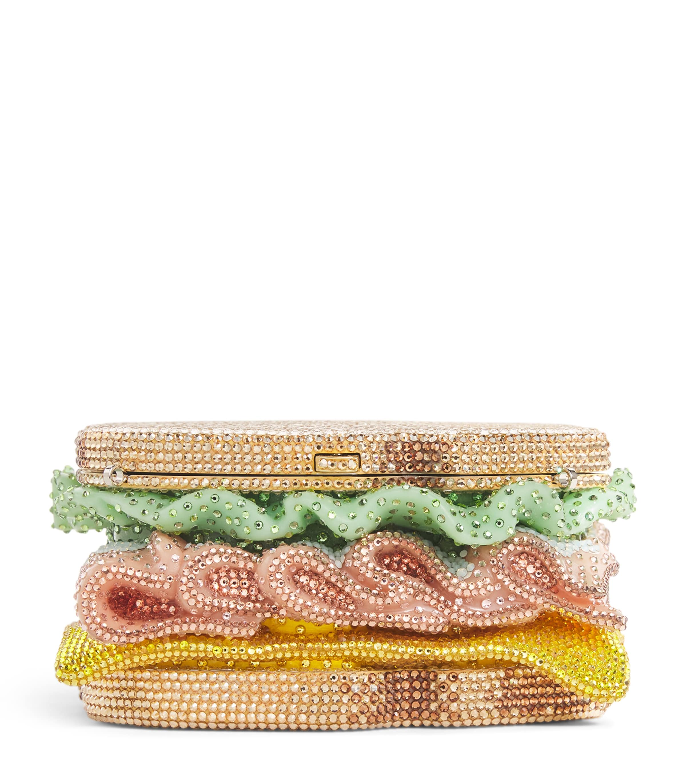 Judith Leiber Multi Lightly Toasted Sandwich Clutch Bag | Harrods US