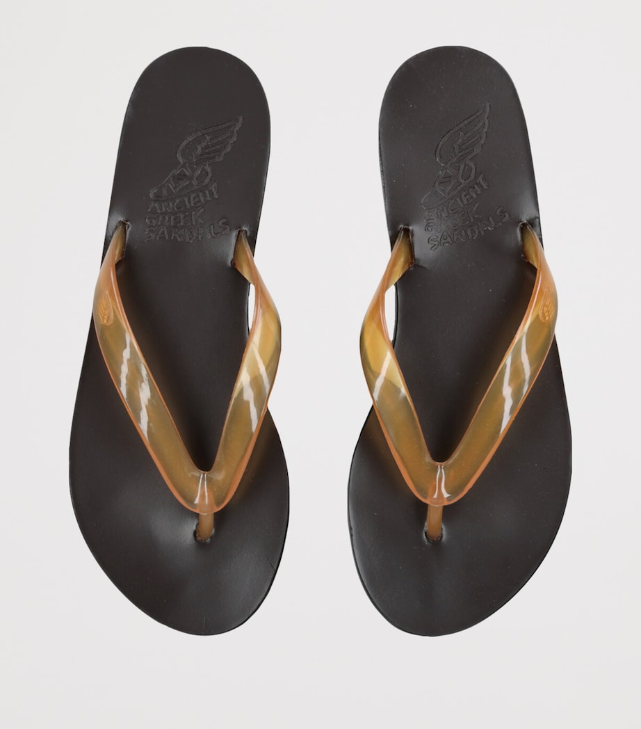 Saionara Jelly Flip-Flops BROWN Image 4