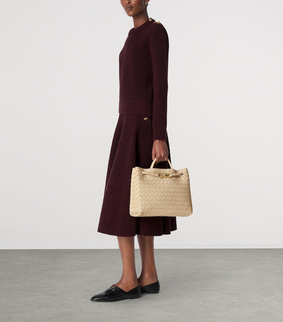 Medium Leather Andiamo Shoulder Bag 9713 Image 6