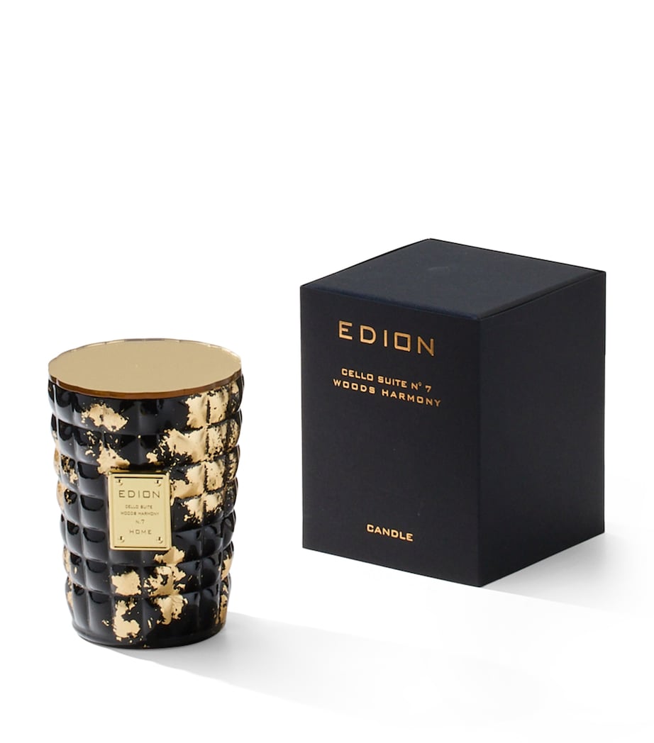 EDION Cello Suite No.7 Wood Harmony Candle (300g) Gold Image 1