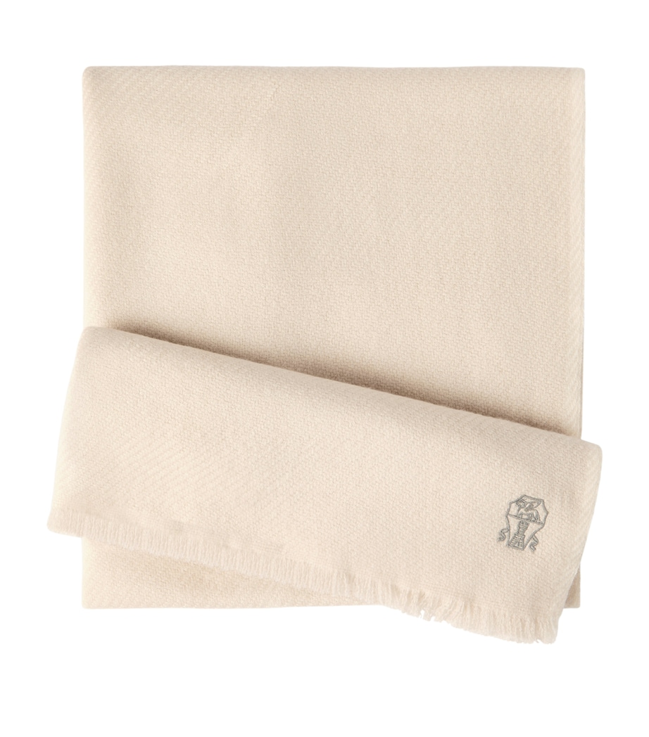 Brunello Cucinelli Mens Cashmere Scarf Image 1