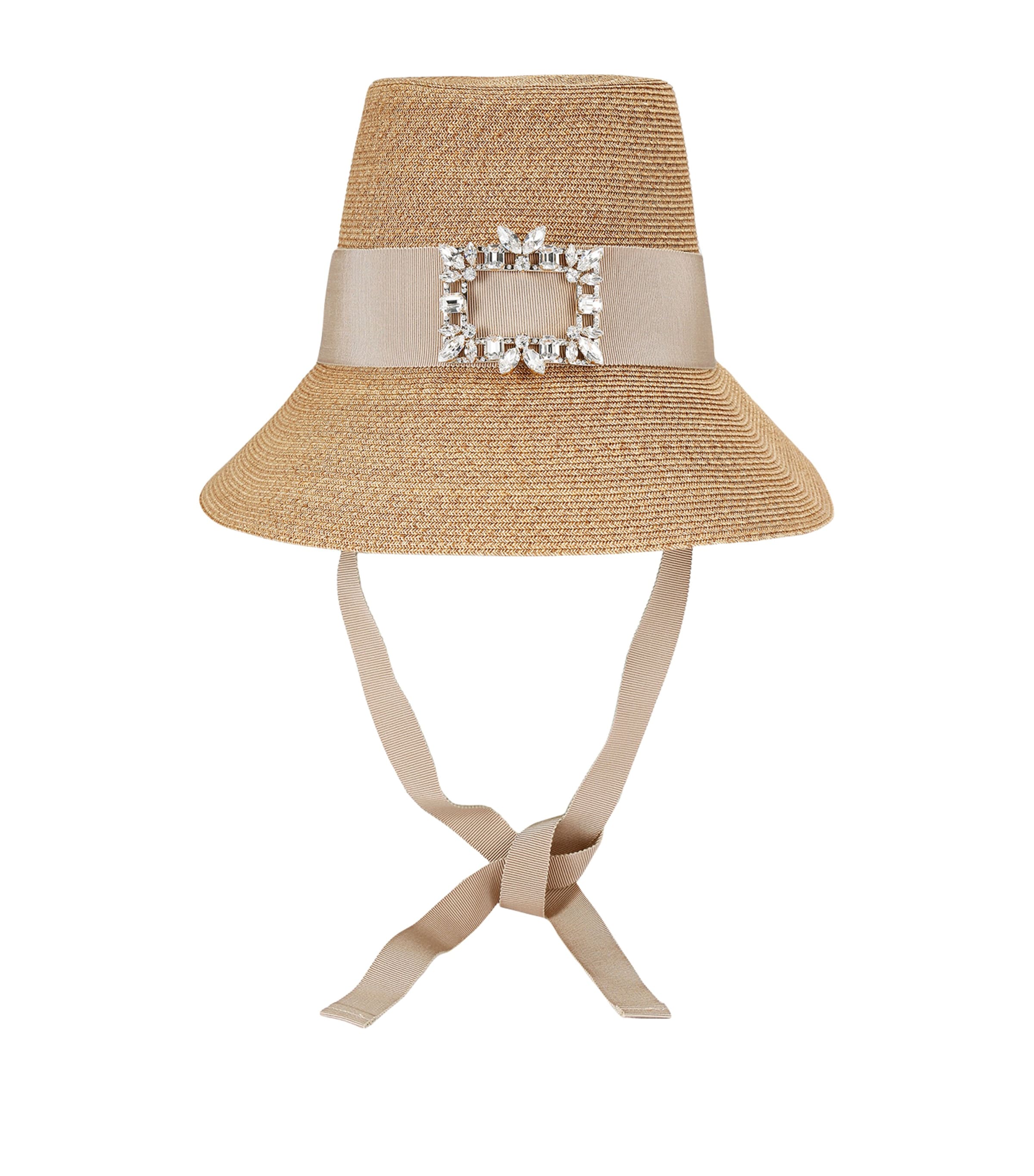 Roger Vivier Raffia Bucket Hat | Harrods US
