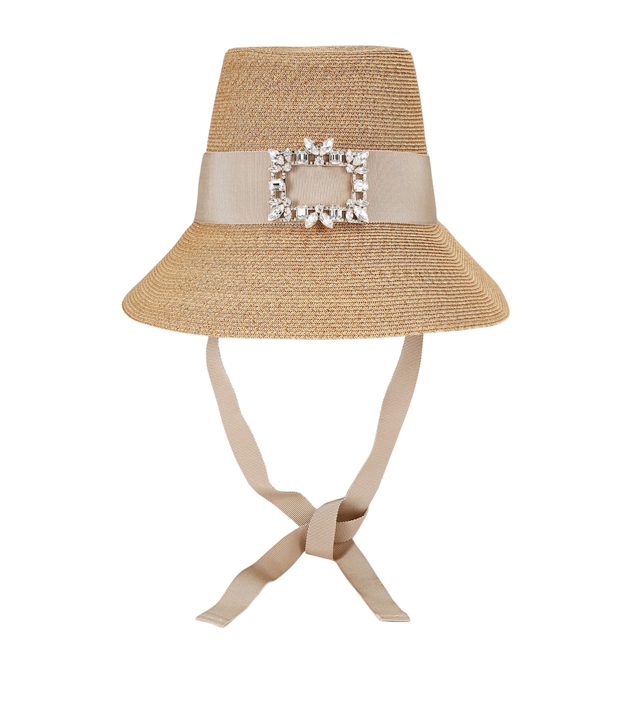 Raffia Bucket Hat BEIGE COMB Image 1