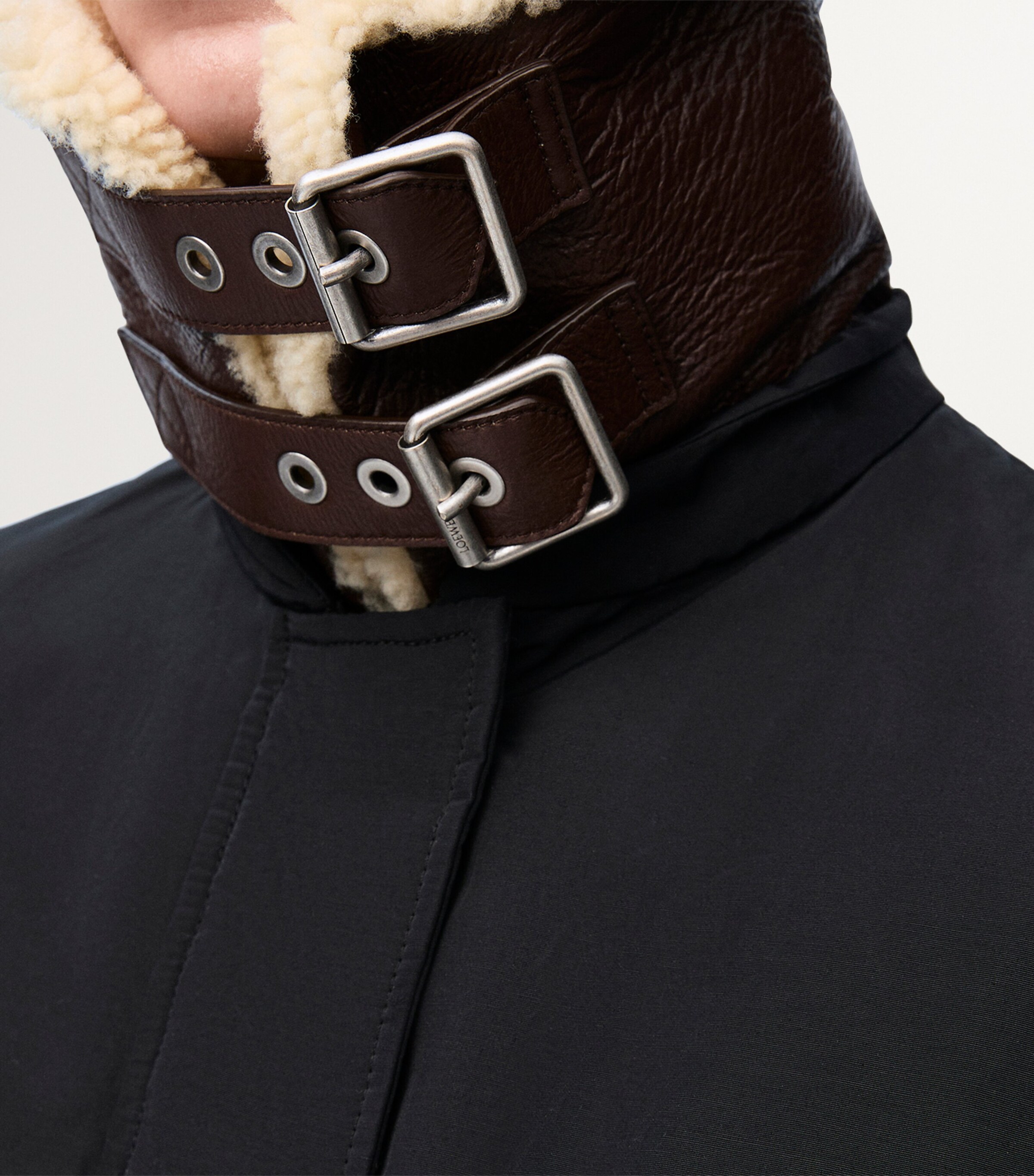 LOEWE Womens Shell Water-Repellent Puffer Jacket Black Image 7