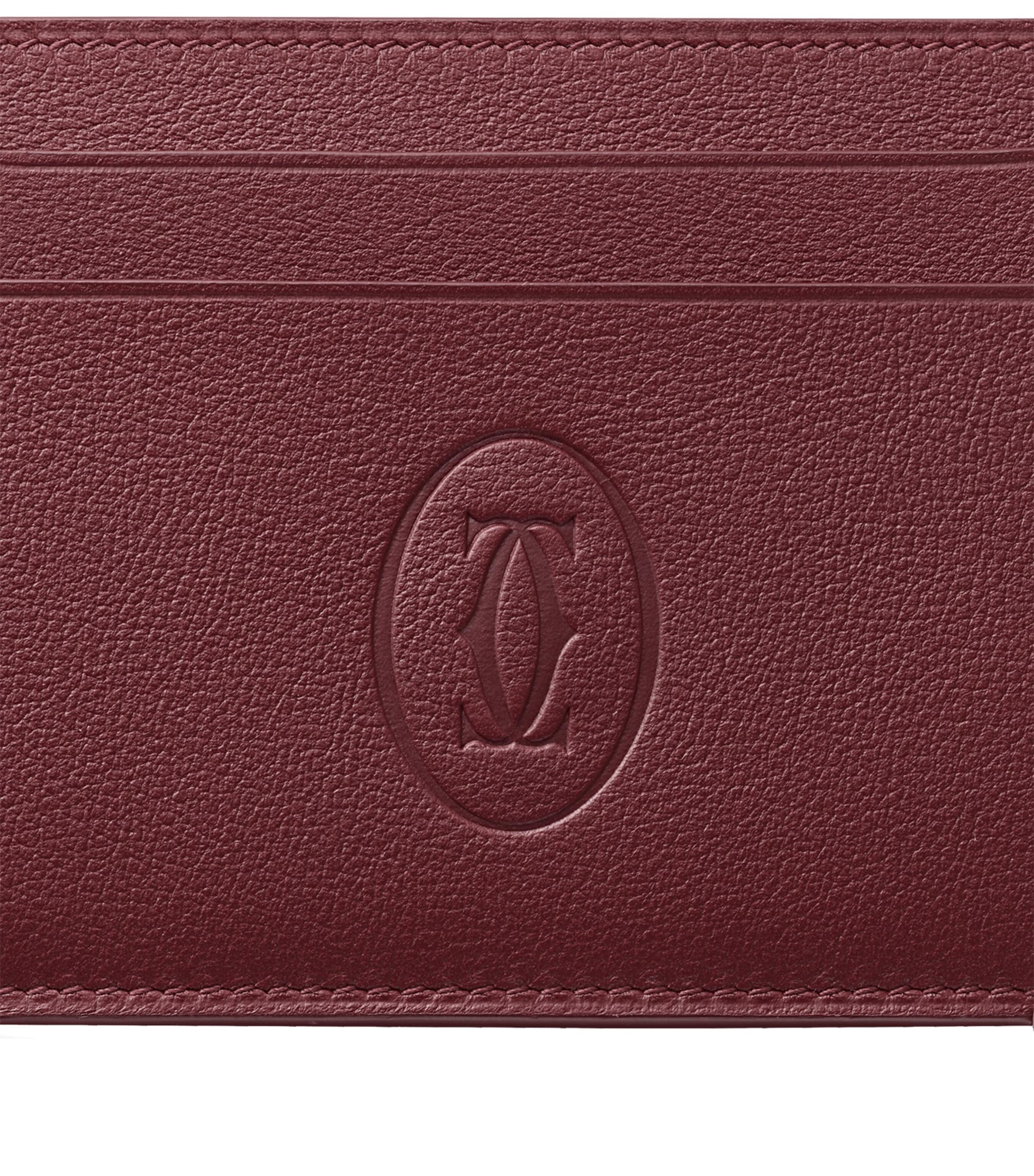 Must de Cartier Double Card Holder BURGUNDY  Image 5