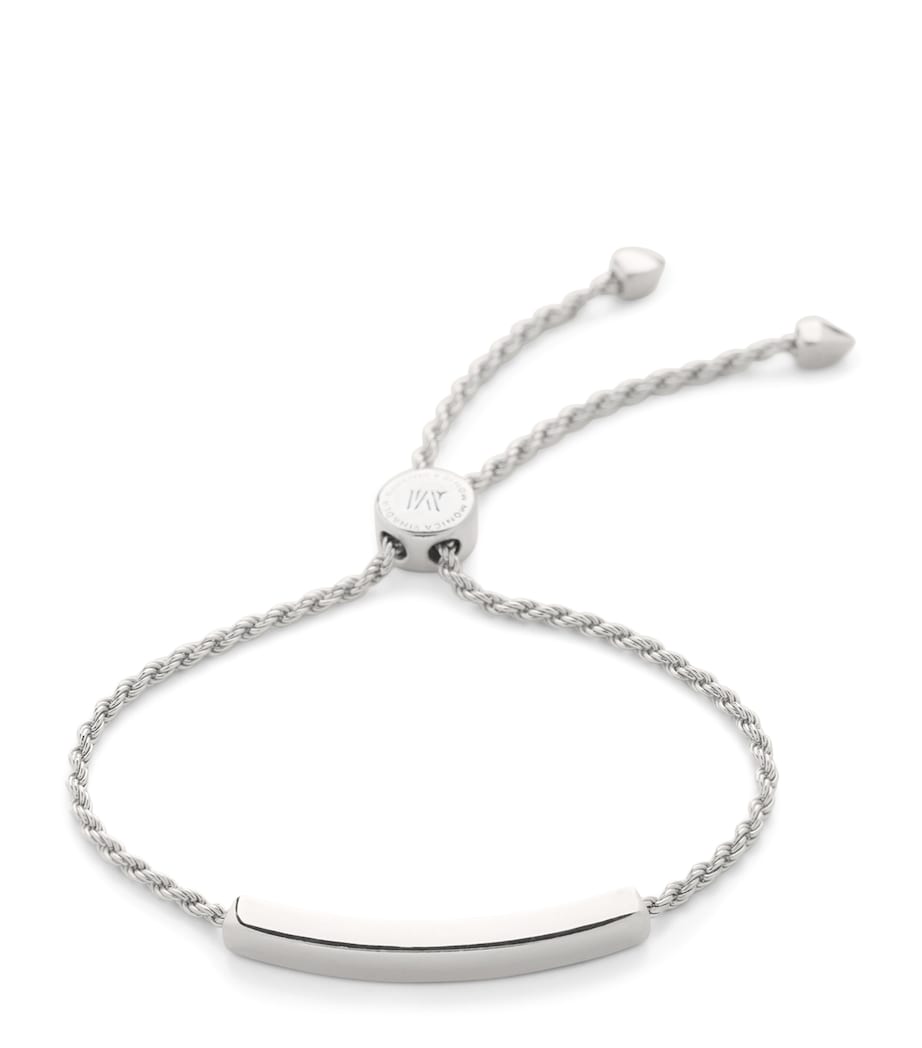 Monica Vinader Sterling Silver Linear Friendship Bracelet Sterling Silver Image 1