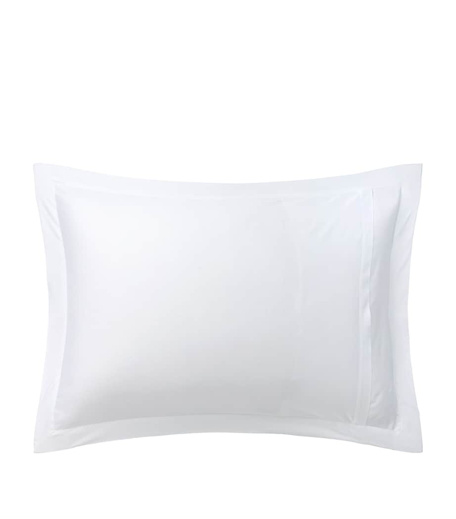 Yves Delorme Couture Nautilus King Oxford Pillowcase (50cm x 90cm) Blc/blu Image 2