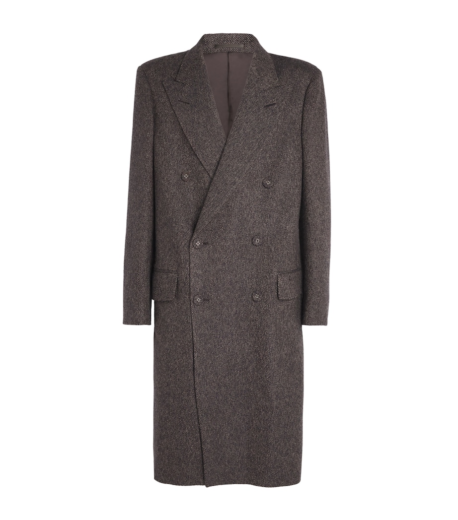 Wool Mayfair Coat GREY MELANGE Image 1