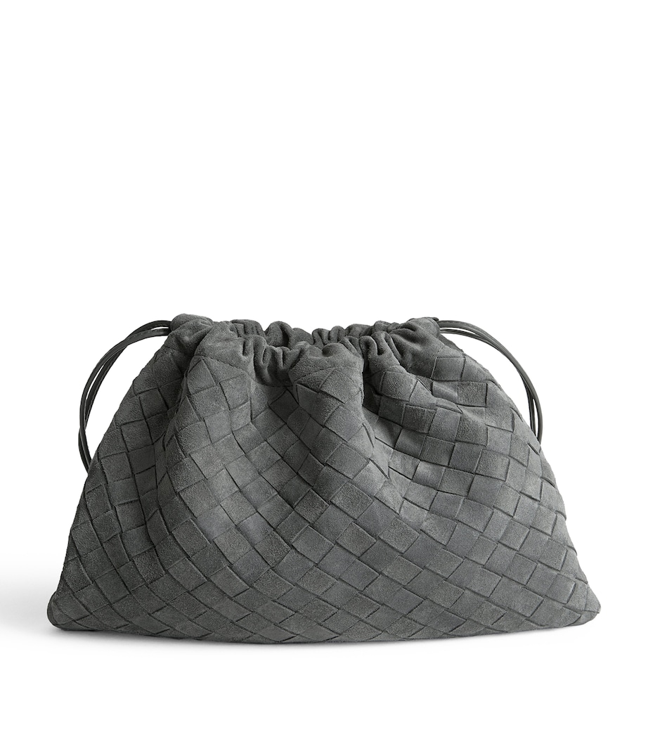 Bottega Veneta Suede Intrecciato Pouch Image 1