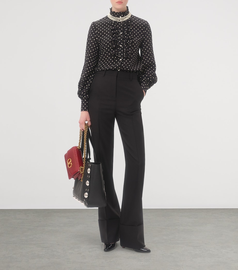 Silk Polka-Dot Blouse TB1 Image 3