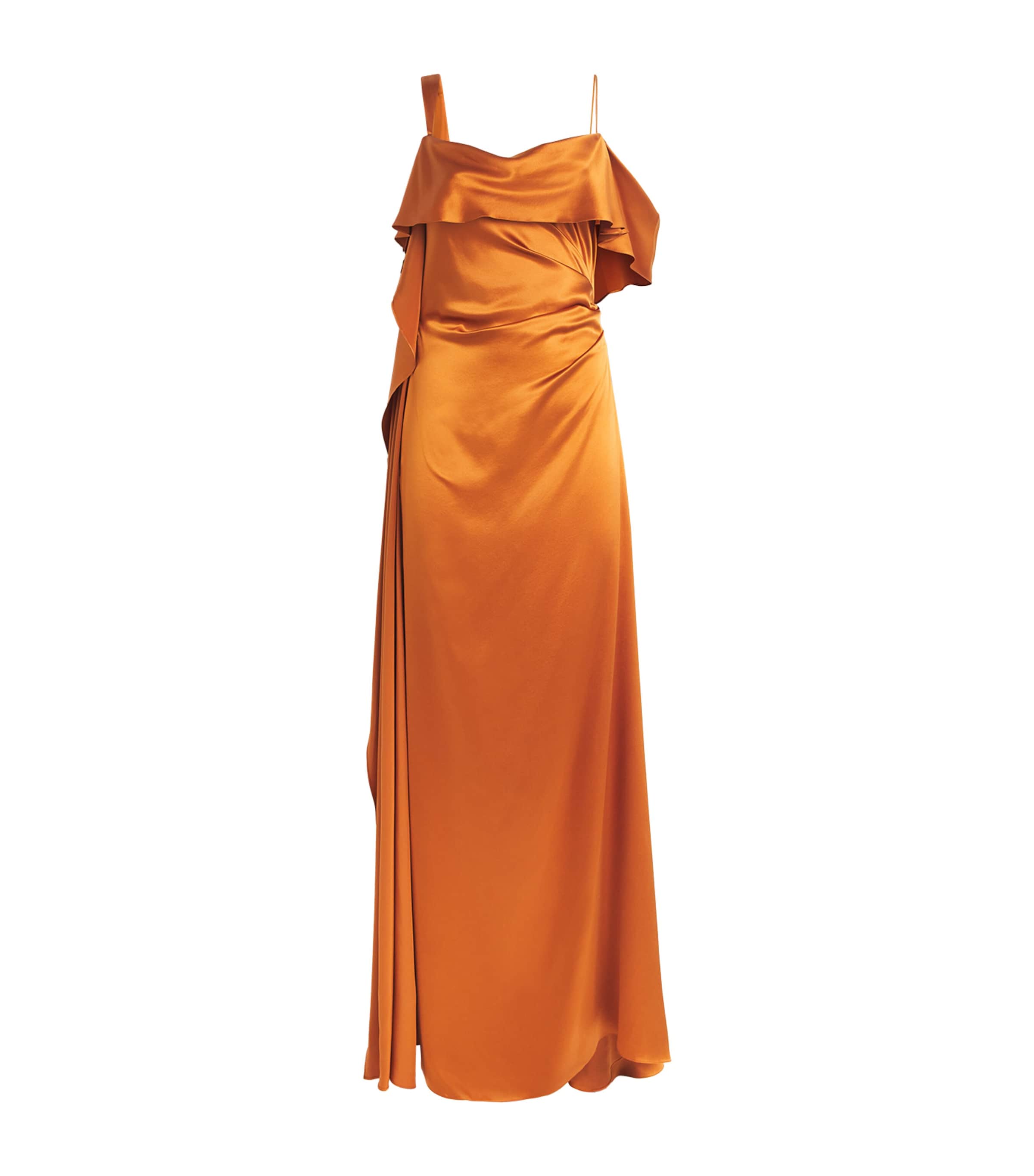 Silk Lysa Gown CINNAMON Image 1