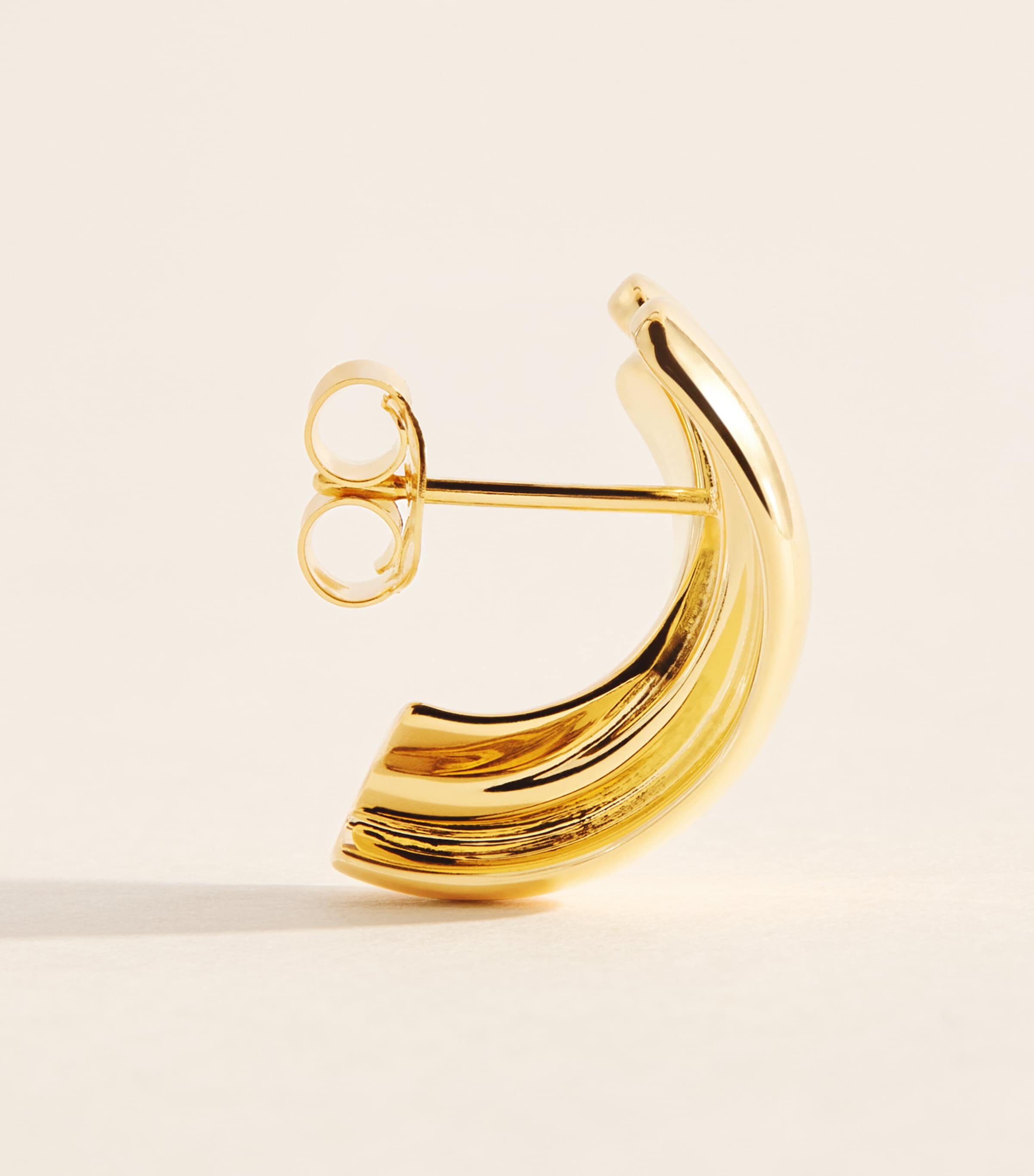 LIÉ STUDIO Gold-Plated The Magda Earrings Gold Image 3